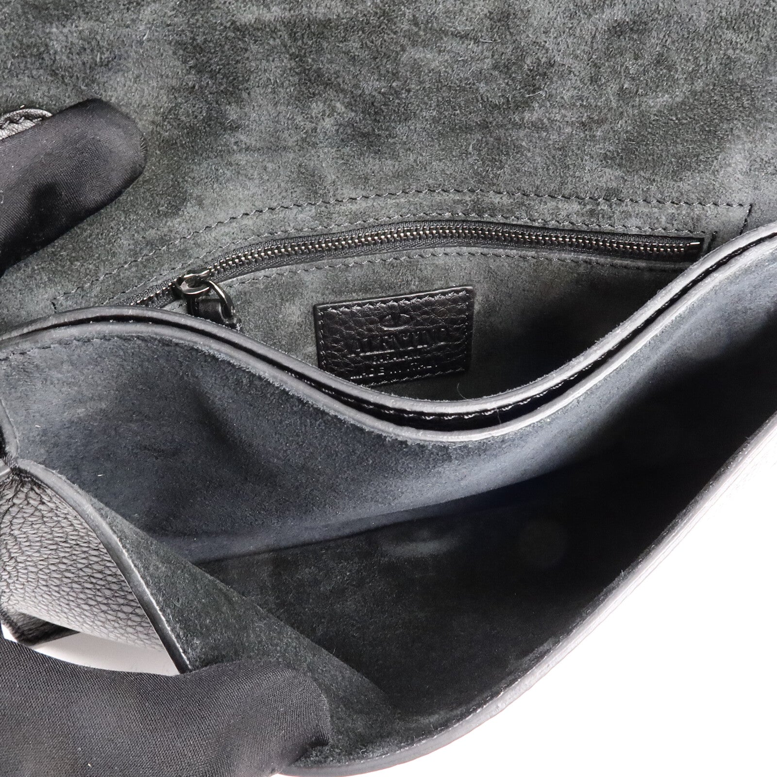 Valentino 牛皮皮革Rockstud Clutch手拿包