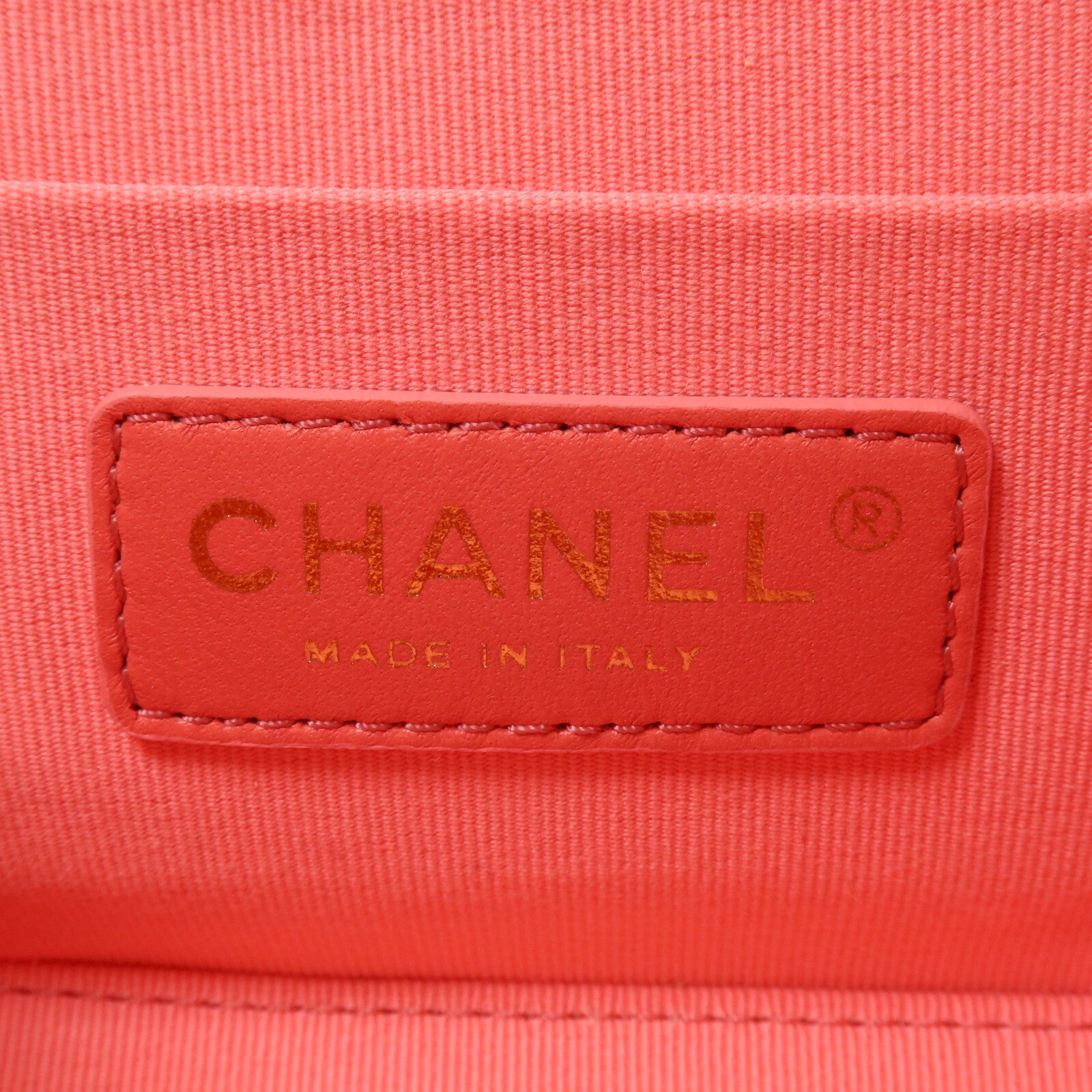 CHANEL 羊皮皮革Vanity Case鏈帶手挽肩背兩用袋