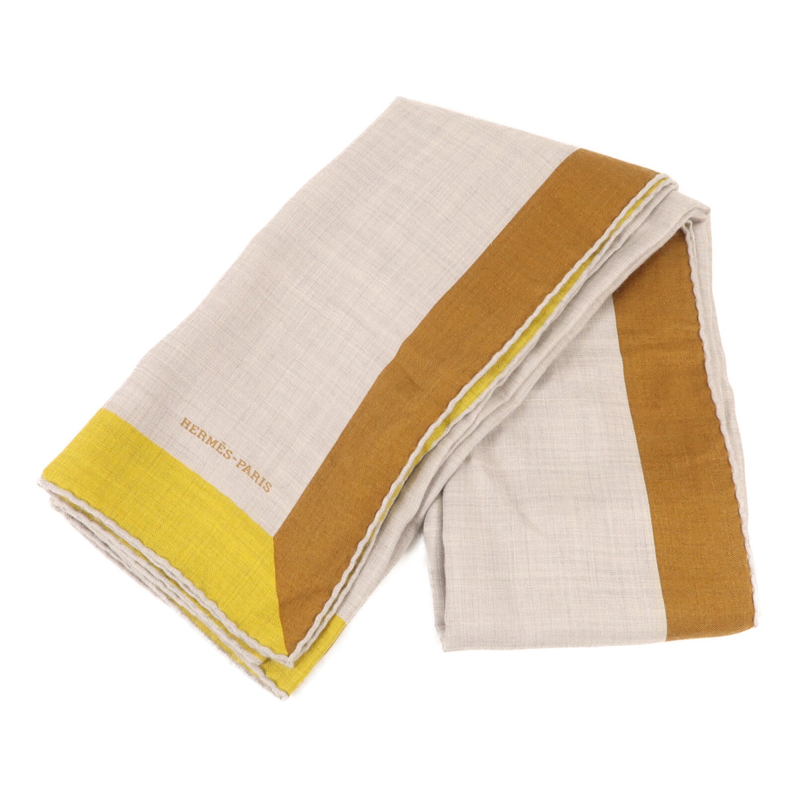 HERMES 絲質/羊絨Cashmere Scarf圍巾