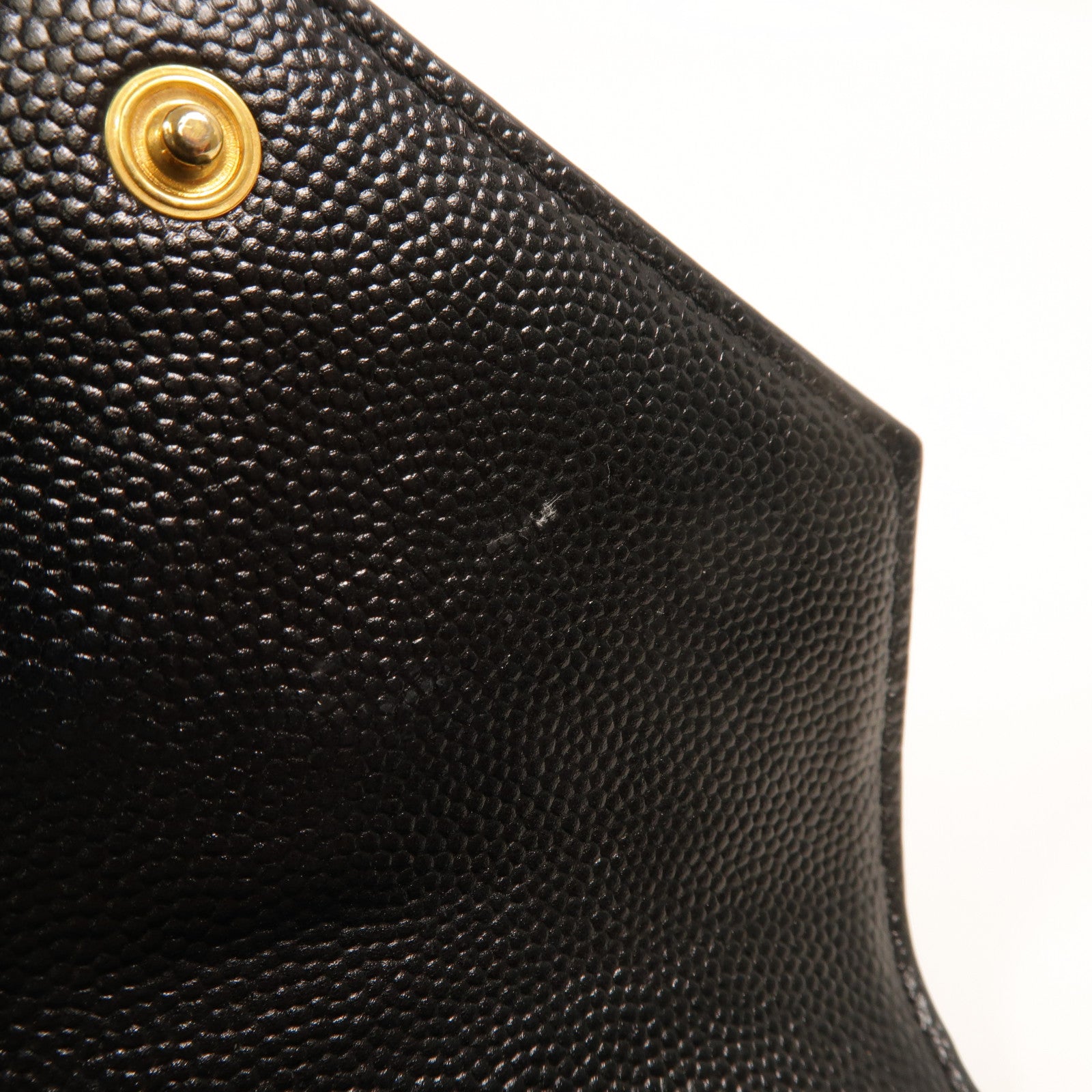 SAINT LAURENT 牛皮皮革Cassandre Matelasse Compact錢包