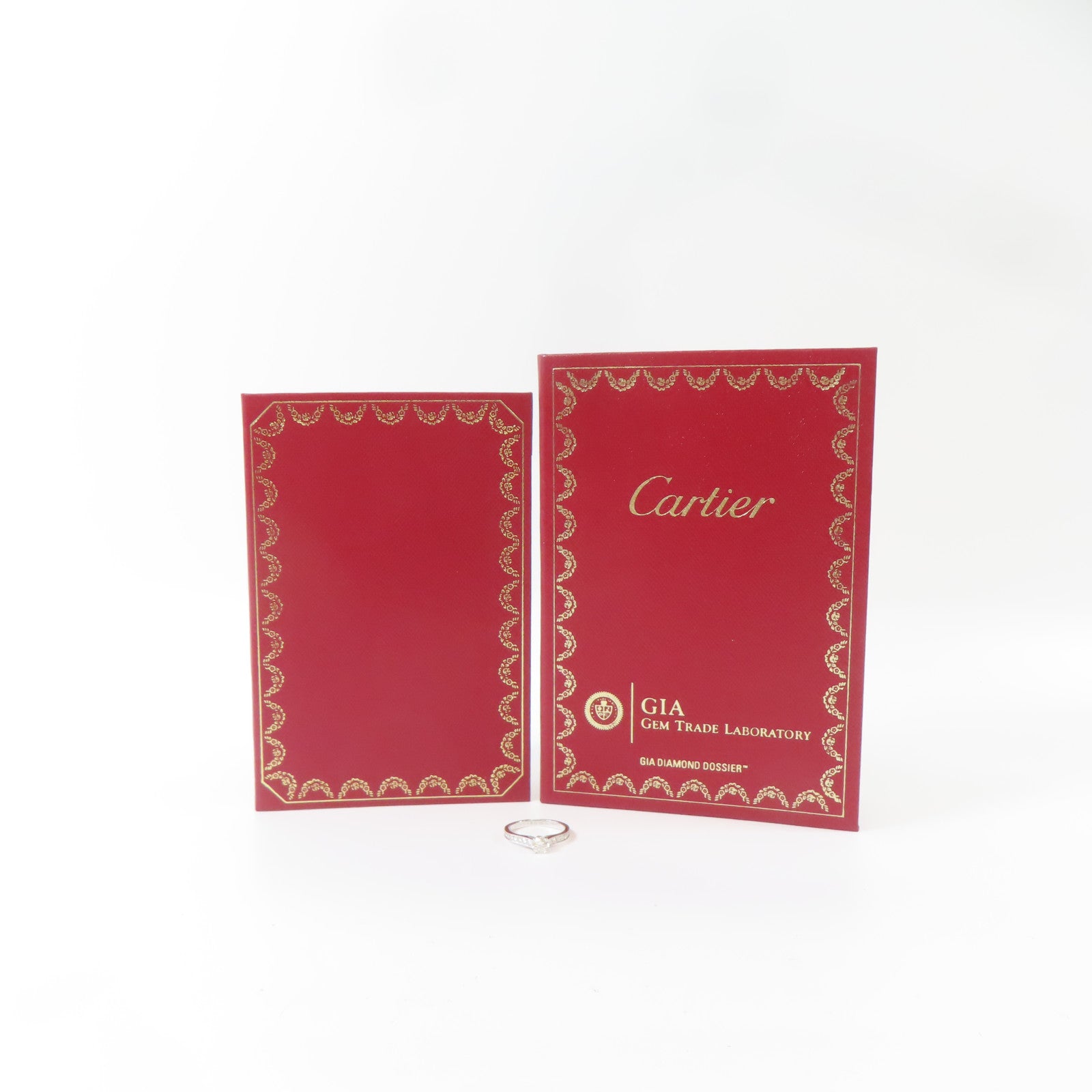 CARTIER 【激減優惠】950鉑金1895 Ring 0.32ct鑽石戒指Cartier#49/US#4.75