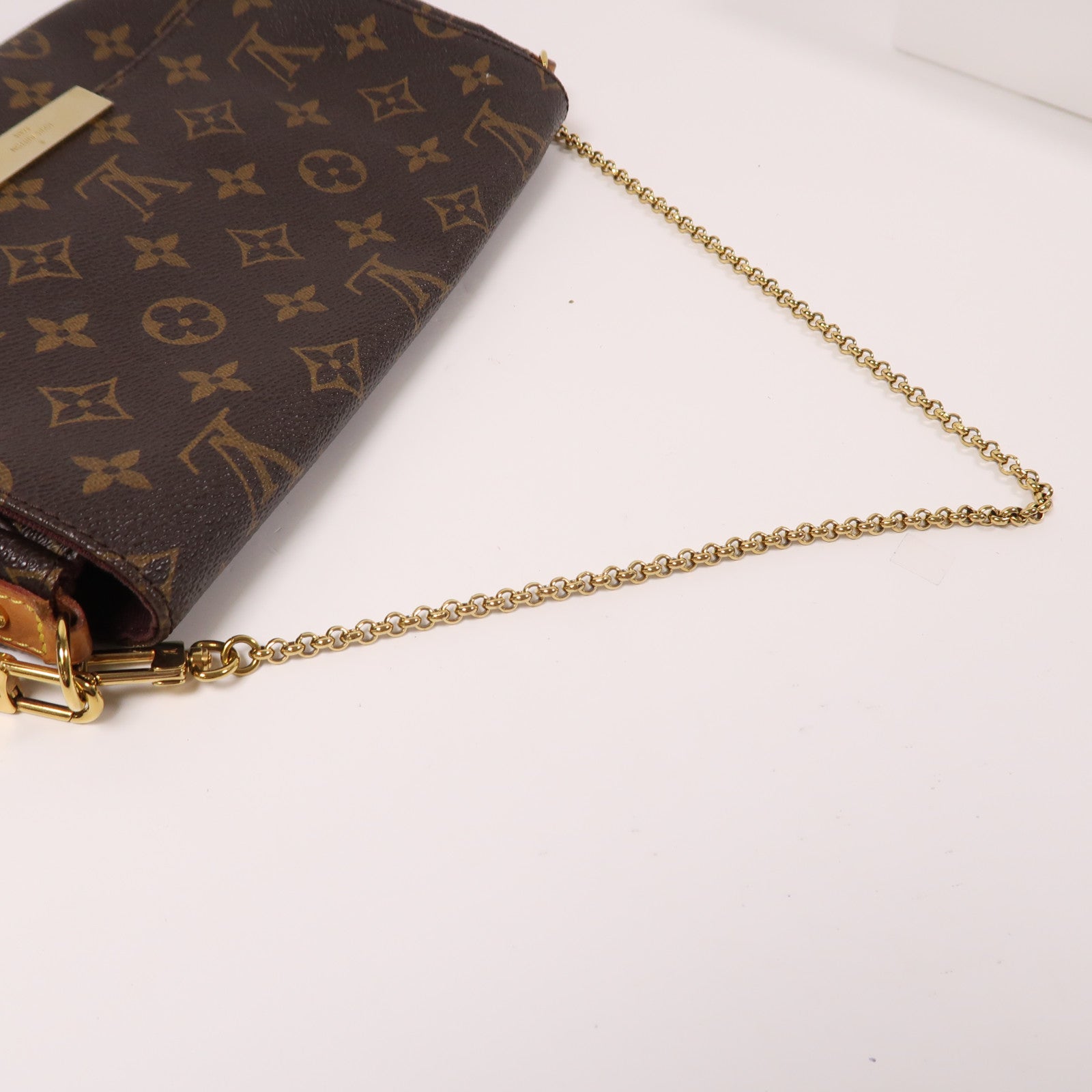 LOUIS VUITTON Monogram Favorite MM金扣手挽肩背兩用袋