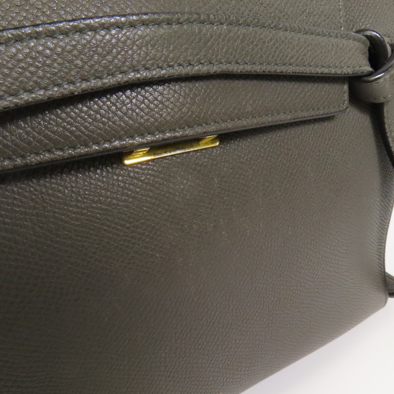 CELINE 牛皮皮革Micro Belt Bag金扣手挽肩背兩用袋