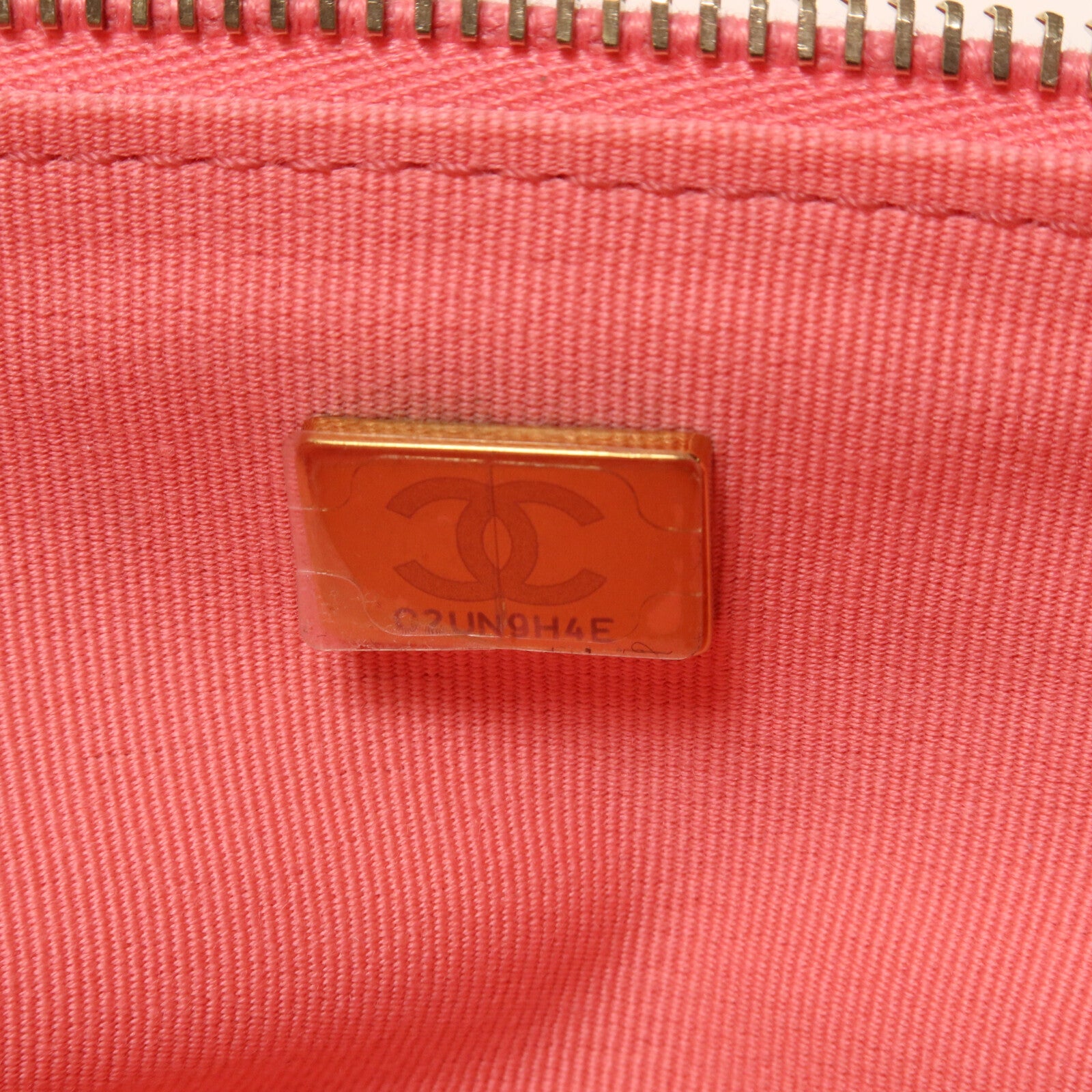 CHANEL 羊皮皮革Vanity Case鏈帶手挽肩背兩用袋