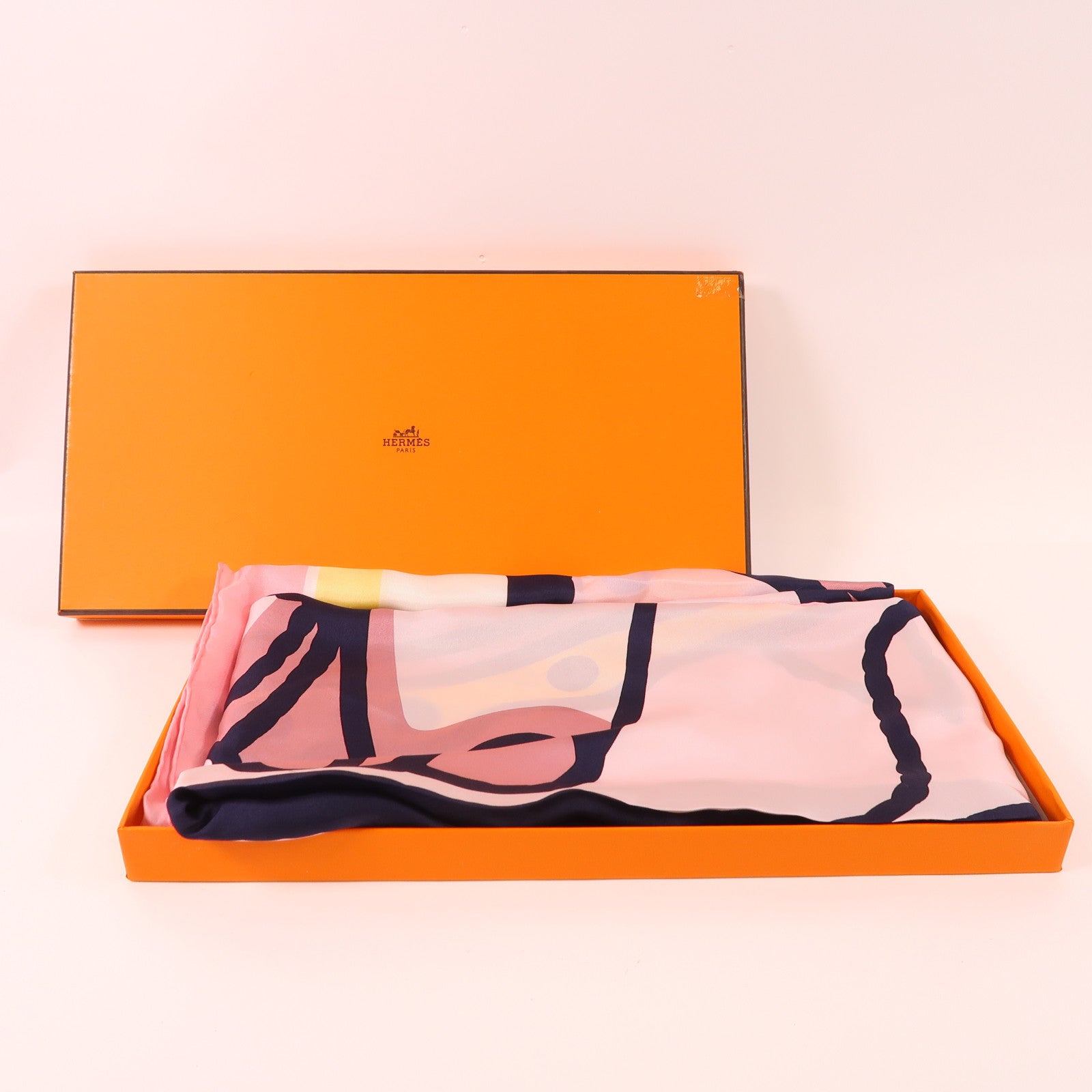 HERMES 絲質Scarf 140X140絲巾