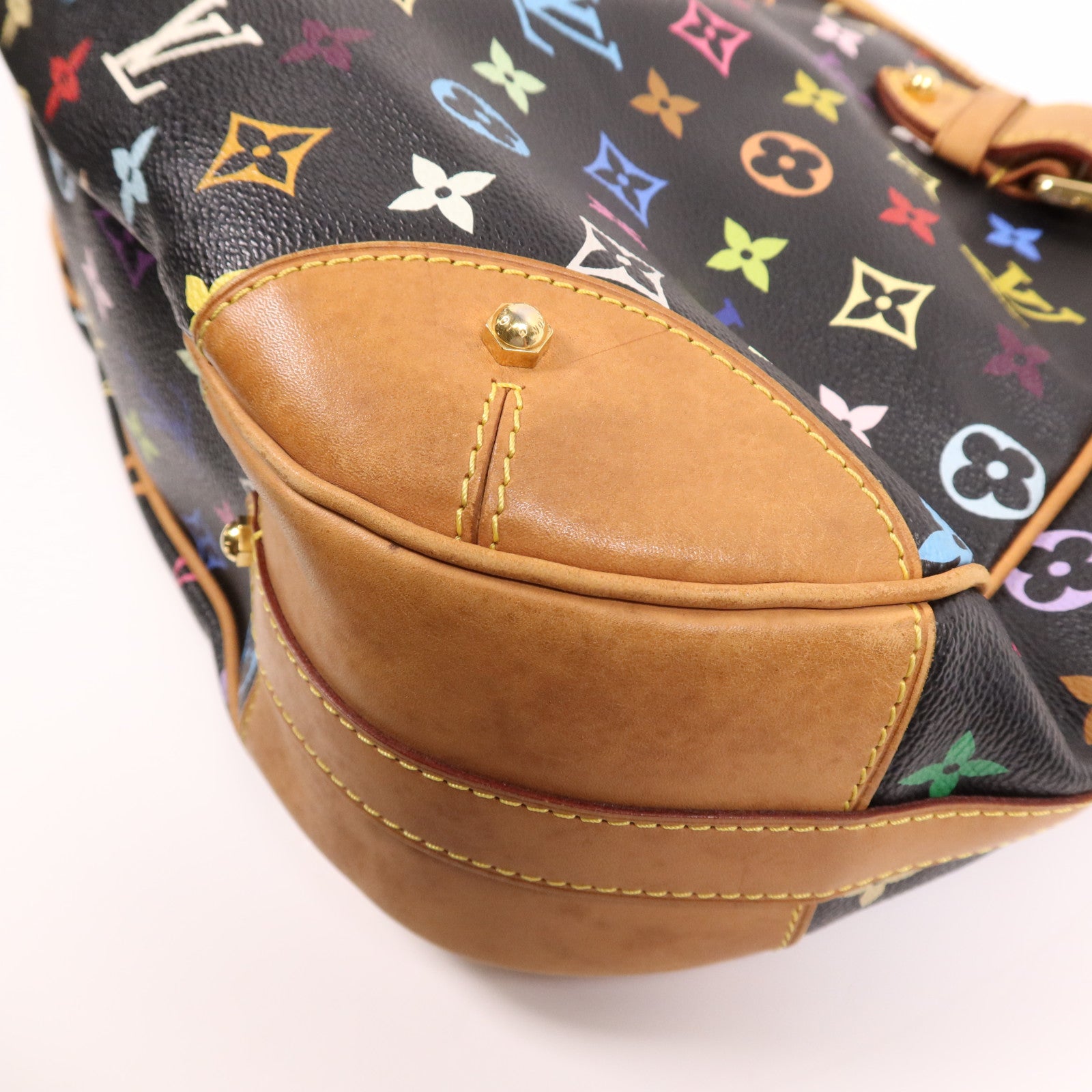 LOUIS VUITTON Monogram Multicolore Greta金扣肩背袋