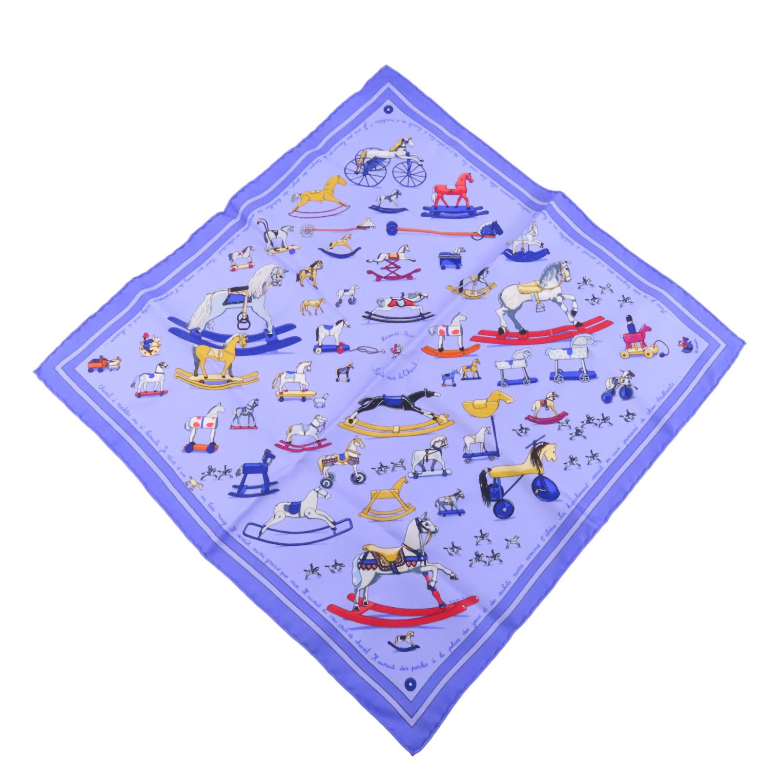 HERMES 絲質42x42 Scarf絲巾