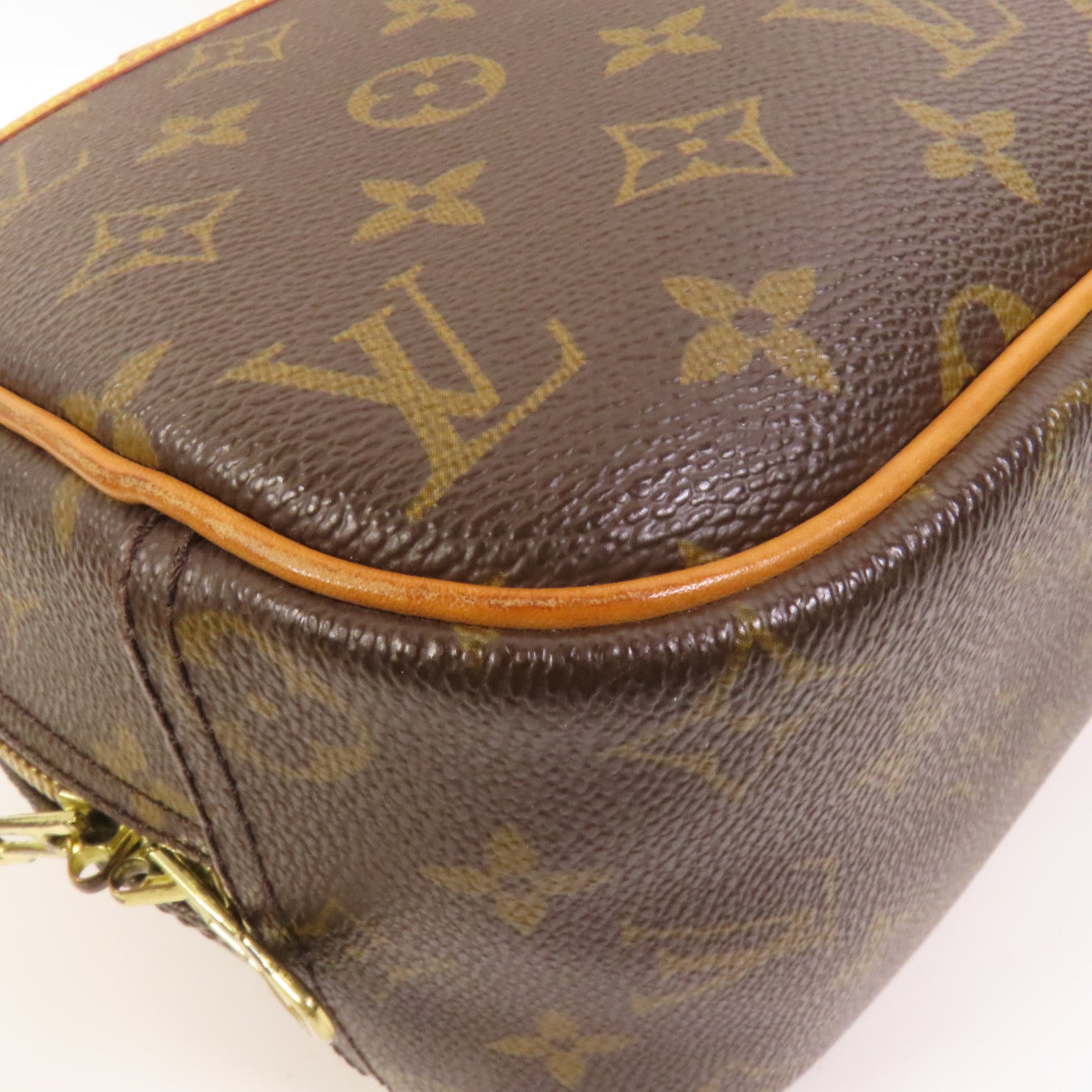 LOUIS VUITTON Monogram Trouville金扣手挽袋