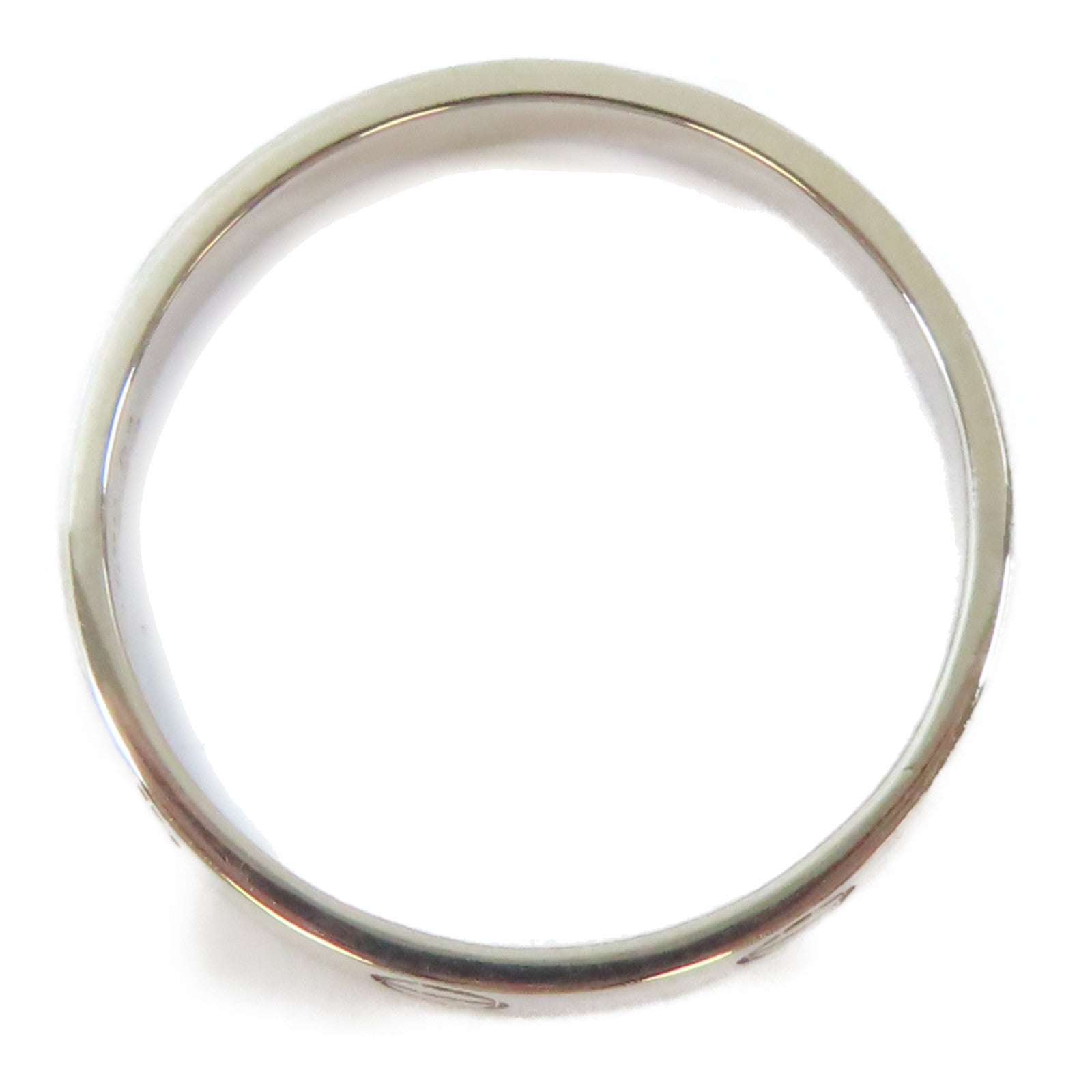 CARTIER 18K白金Mini Love Ring戒指Cartier#54/US#6.75