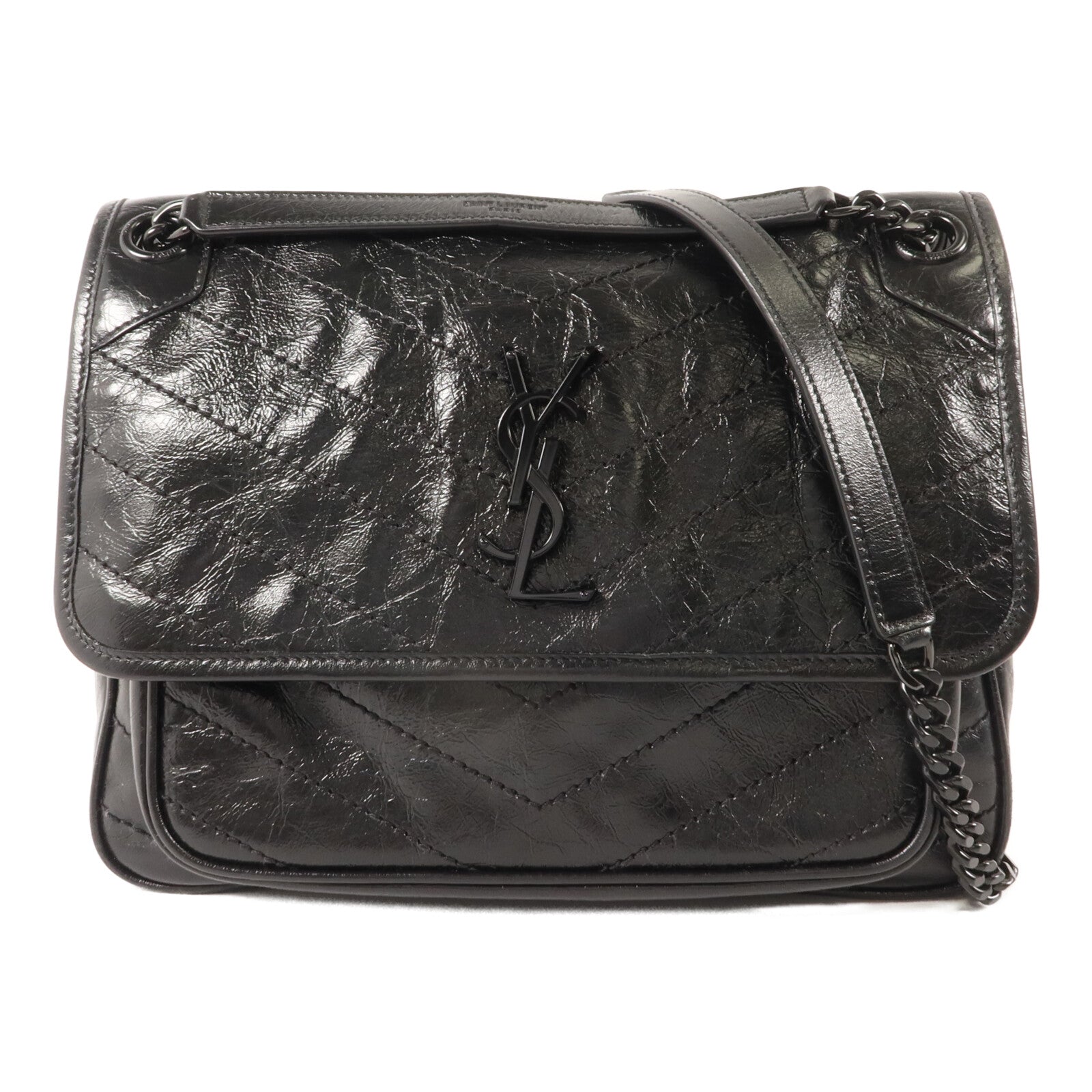 SAINT LAURENT 牛皮皮革Niki Medium鏈帶肩背袋