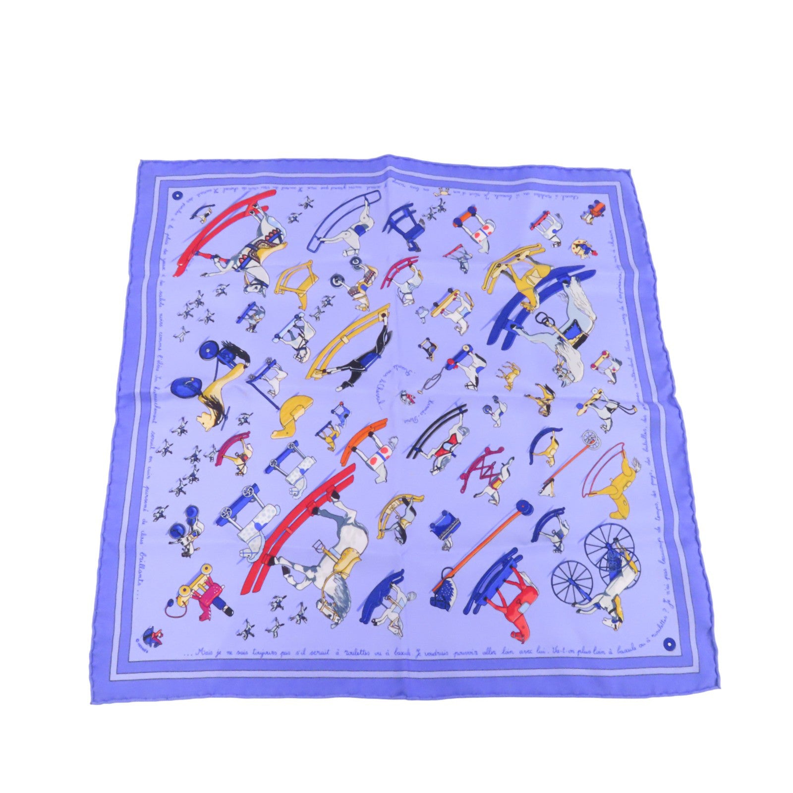 HERMES 絲質42x42 Scarf絲巾