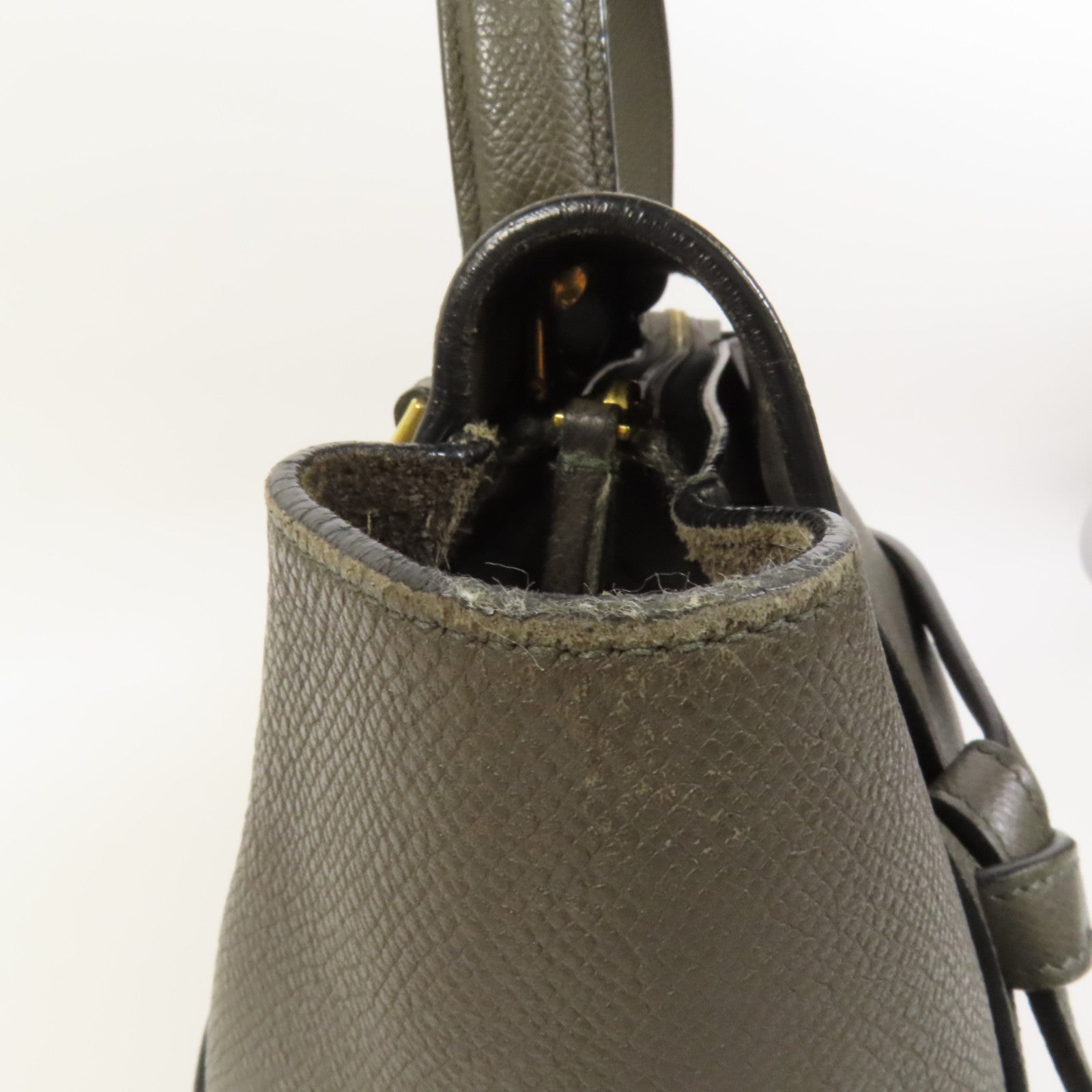 CELINE 牛皮皮革Micro Belt Bag金扣手挽肩背兩用袋