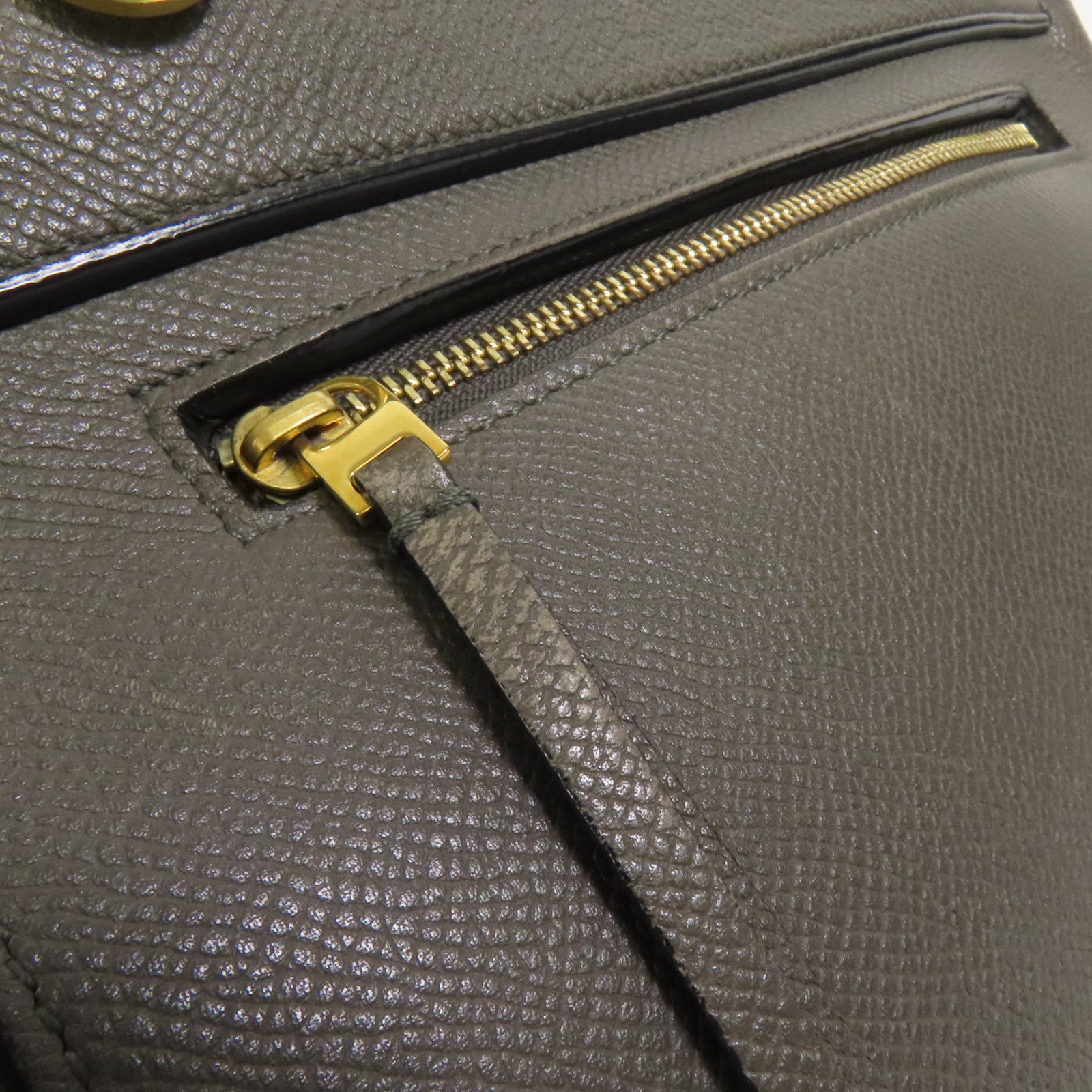 CELINE 牛皮皮革Micro Belt Bag金扣手挽肩背兩用袋