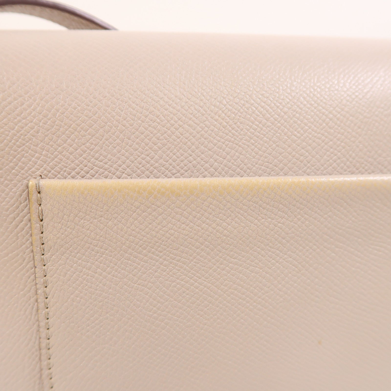 CELINE 【激減優惠】牛皮皮革Trotteur銀扣肩背袋