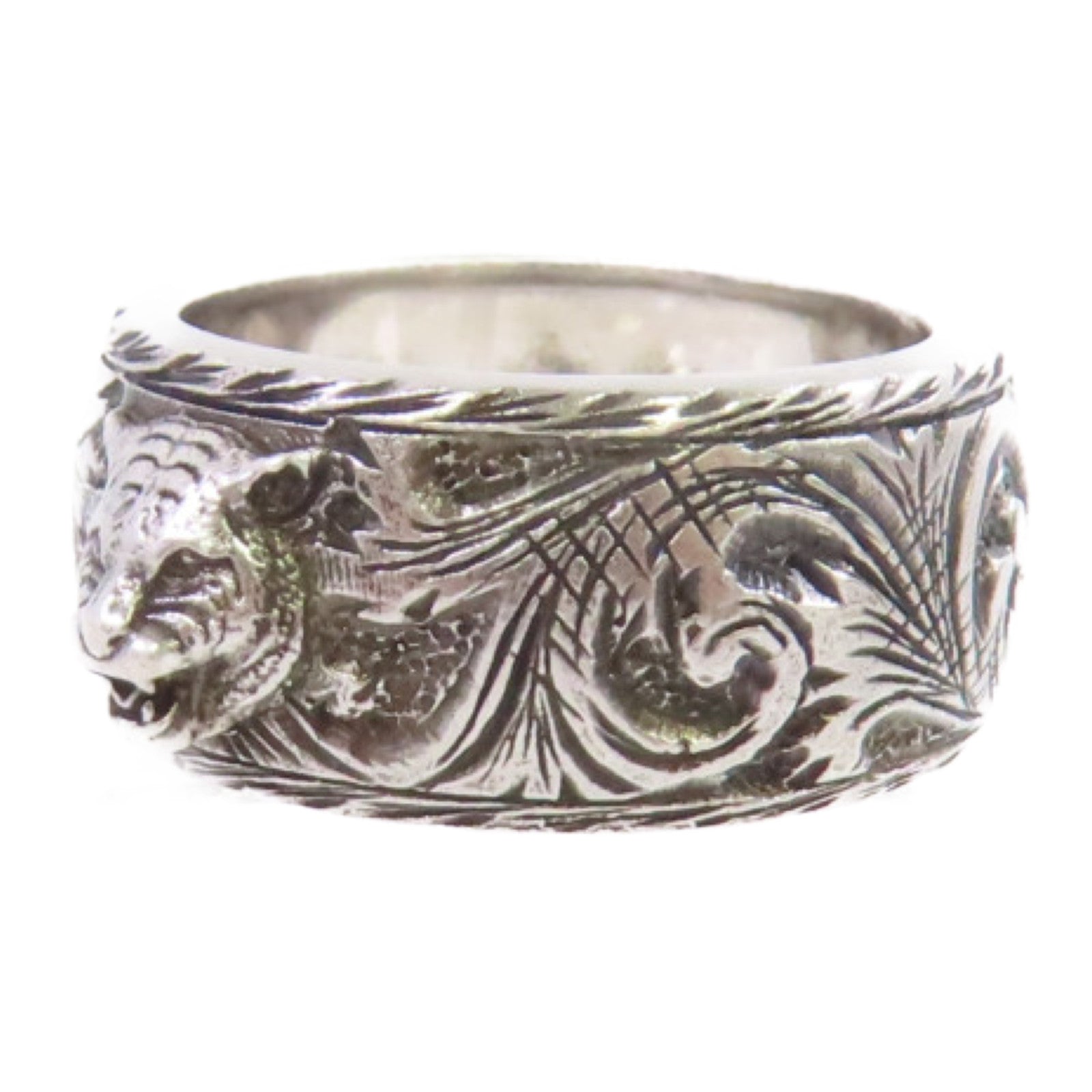 GUCCI 925純銀Arabesque Ring戒指Gucci#12/US#5.75