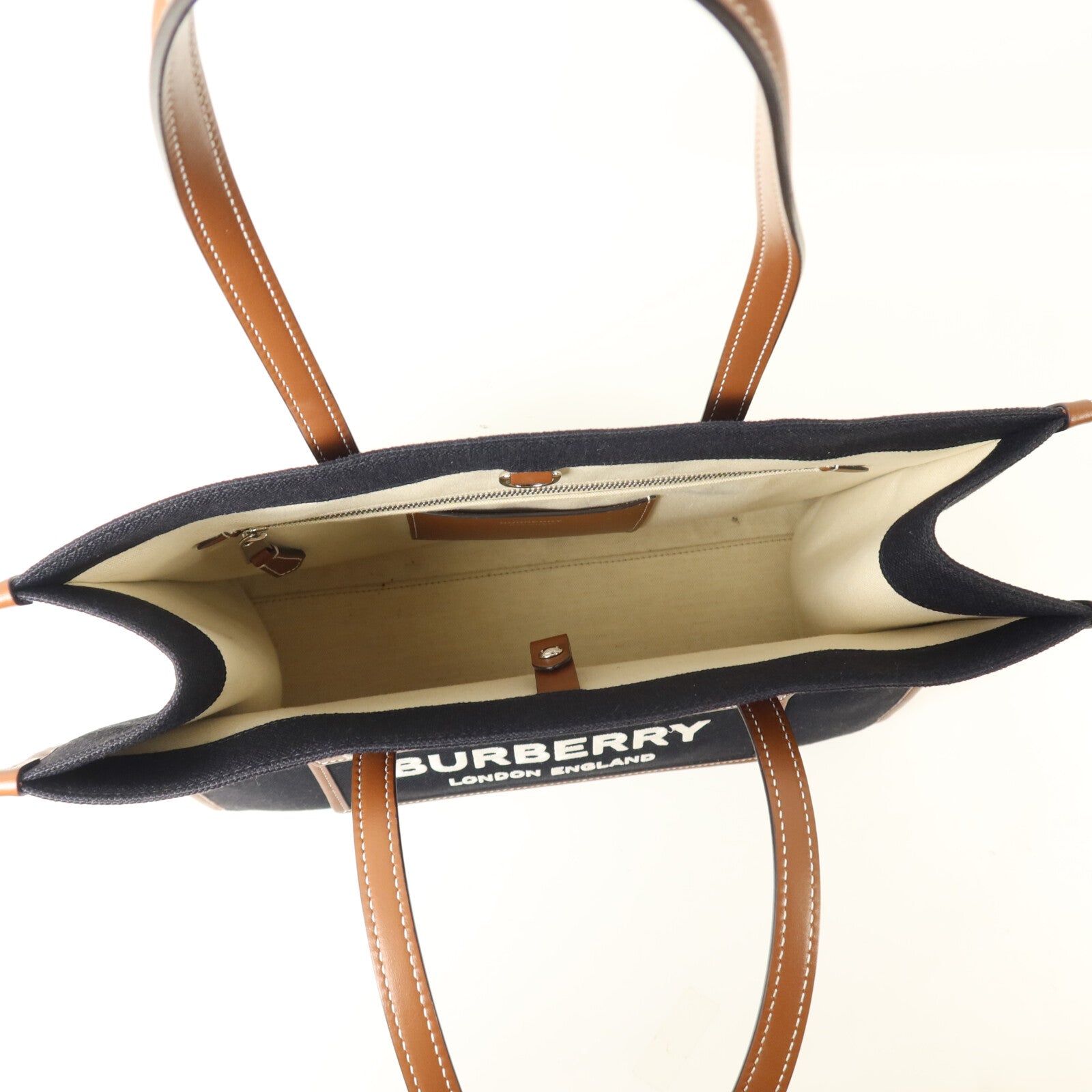 BURBERRY 帆布Freya Tote手挽袋