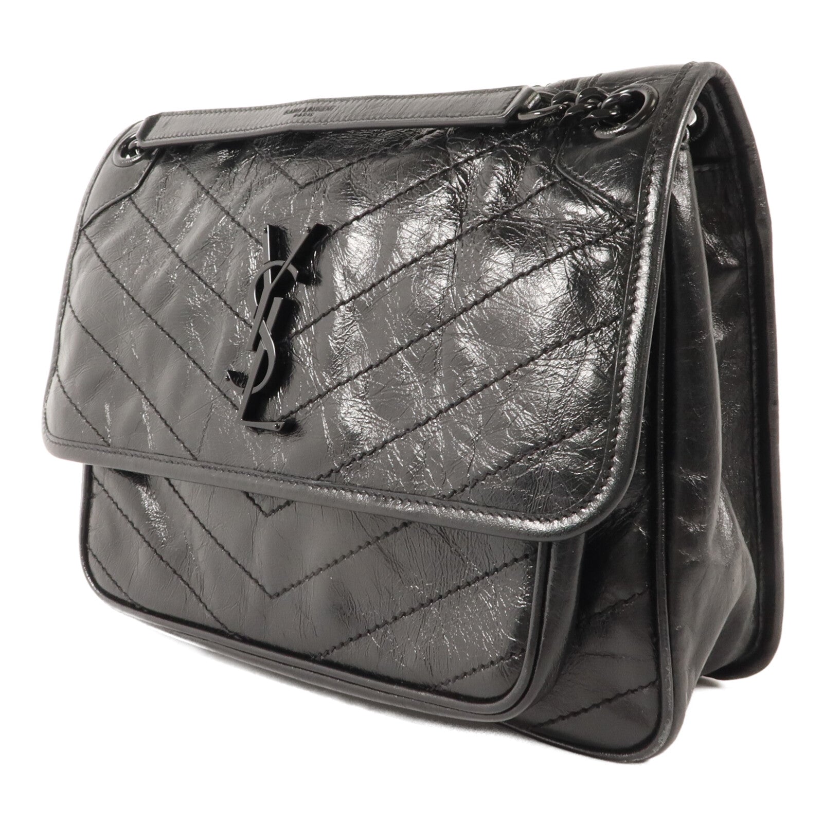 SAINT LAURENT 牛皮皮革Niki Medium鏈帶肩背袋