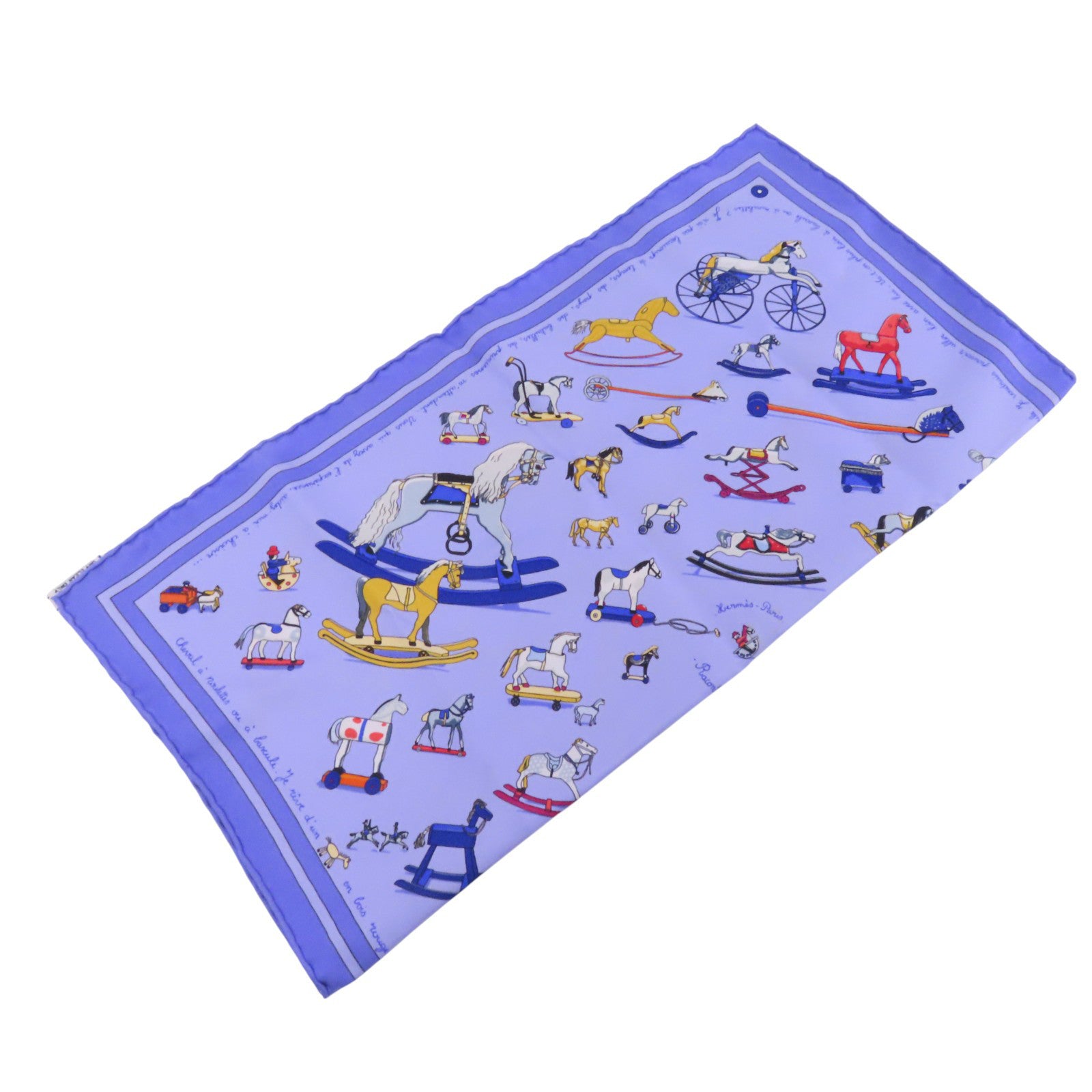 HERMES 絲質42x42 Scarf絲巾