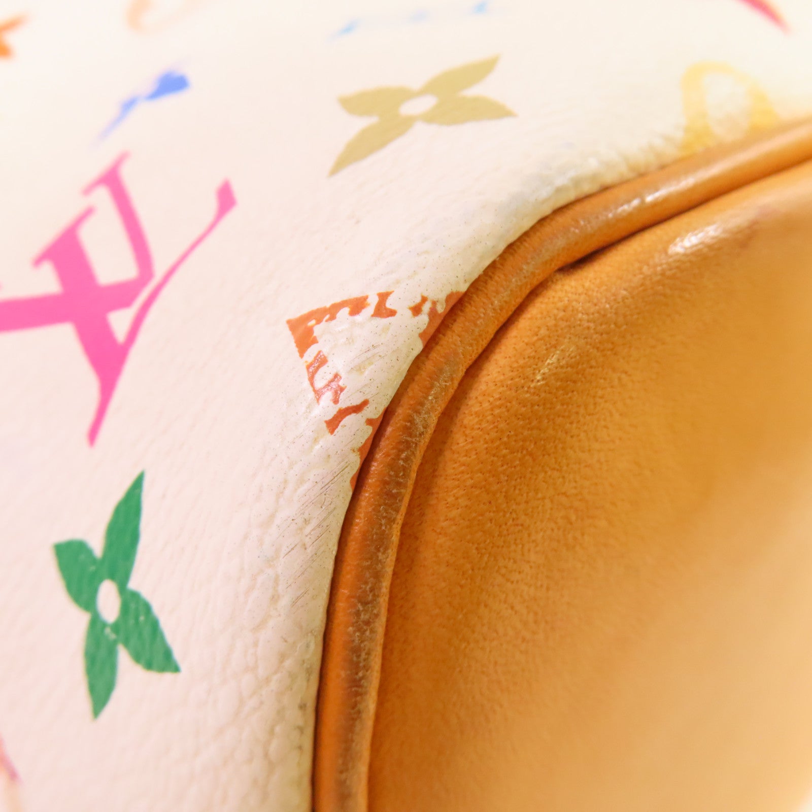 LOUIS VUITTON Monogram Multicolor Petit Noe Shoulder Bag金扣肩背袋白色/彩色