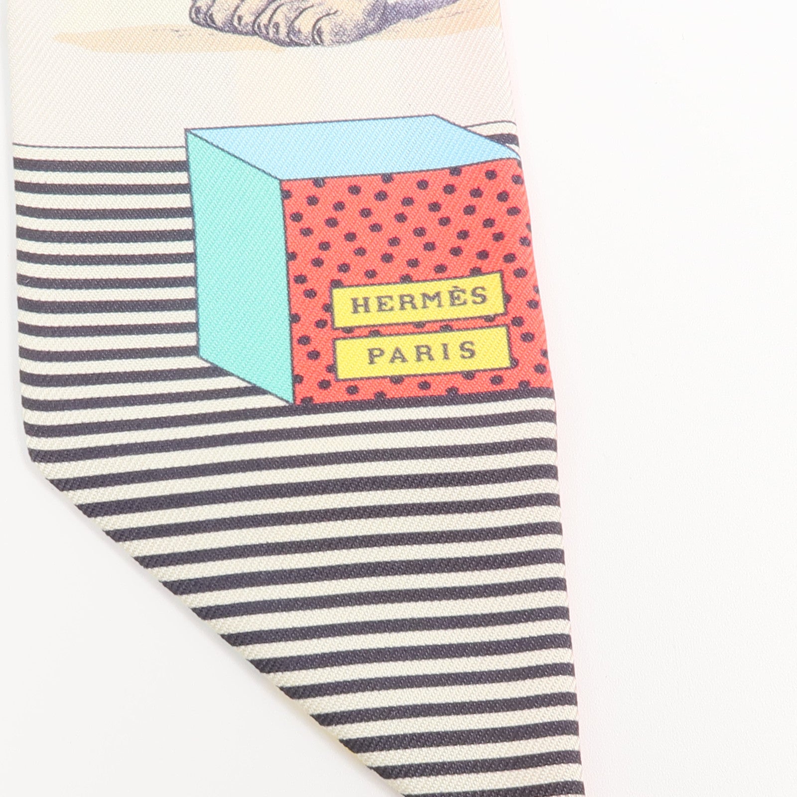 HERMES 絲質Twilly絲巾