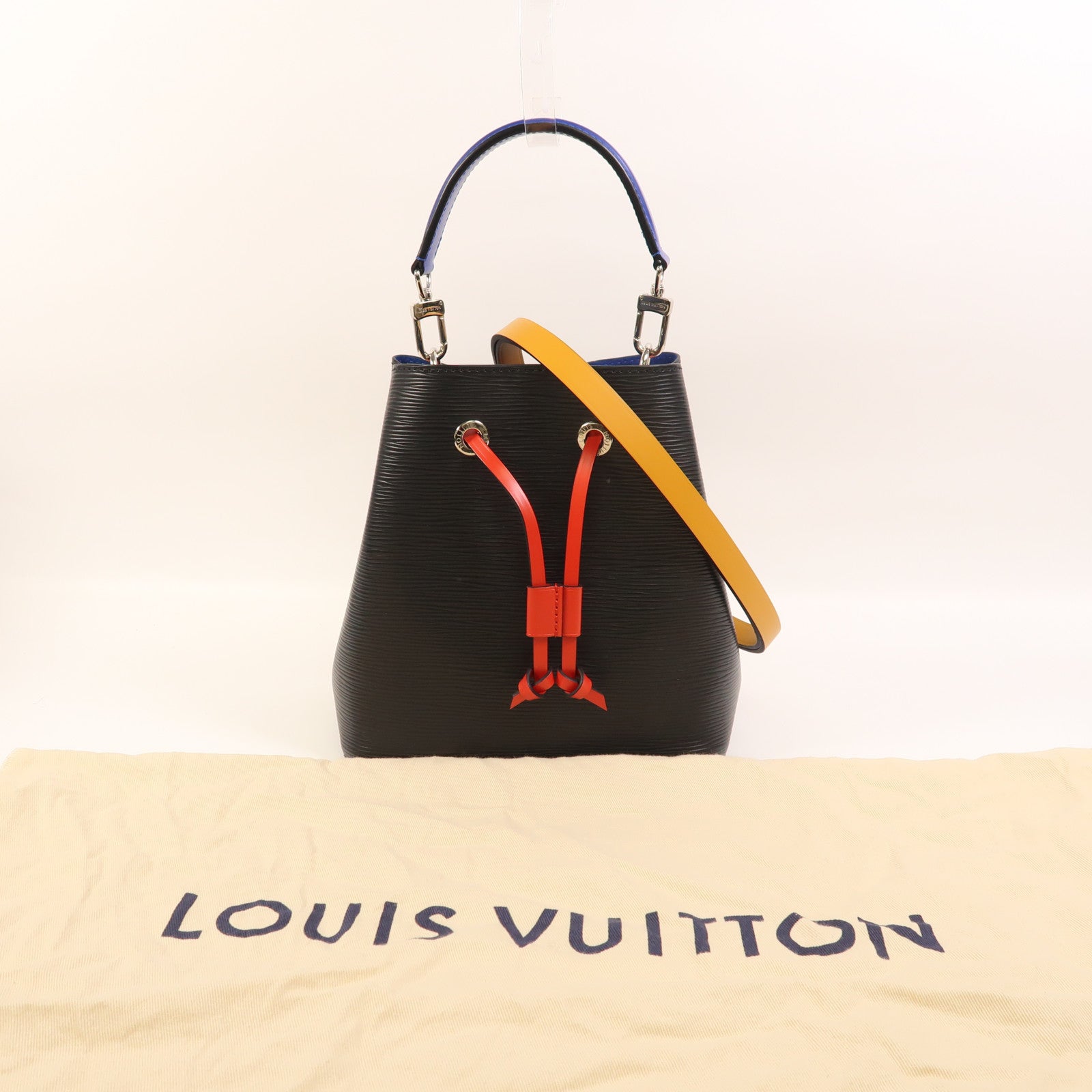 LOUIS VUITTON Epi Neo Noe BB銀扣手挽肩背兩用袋