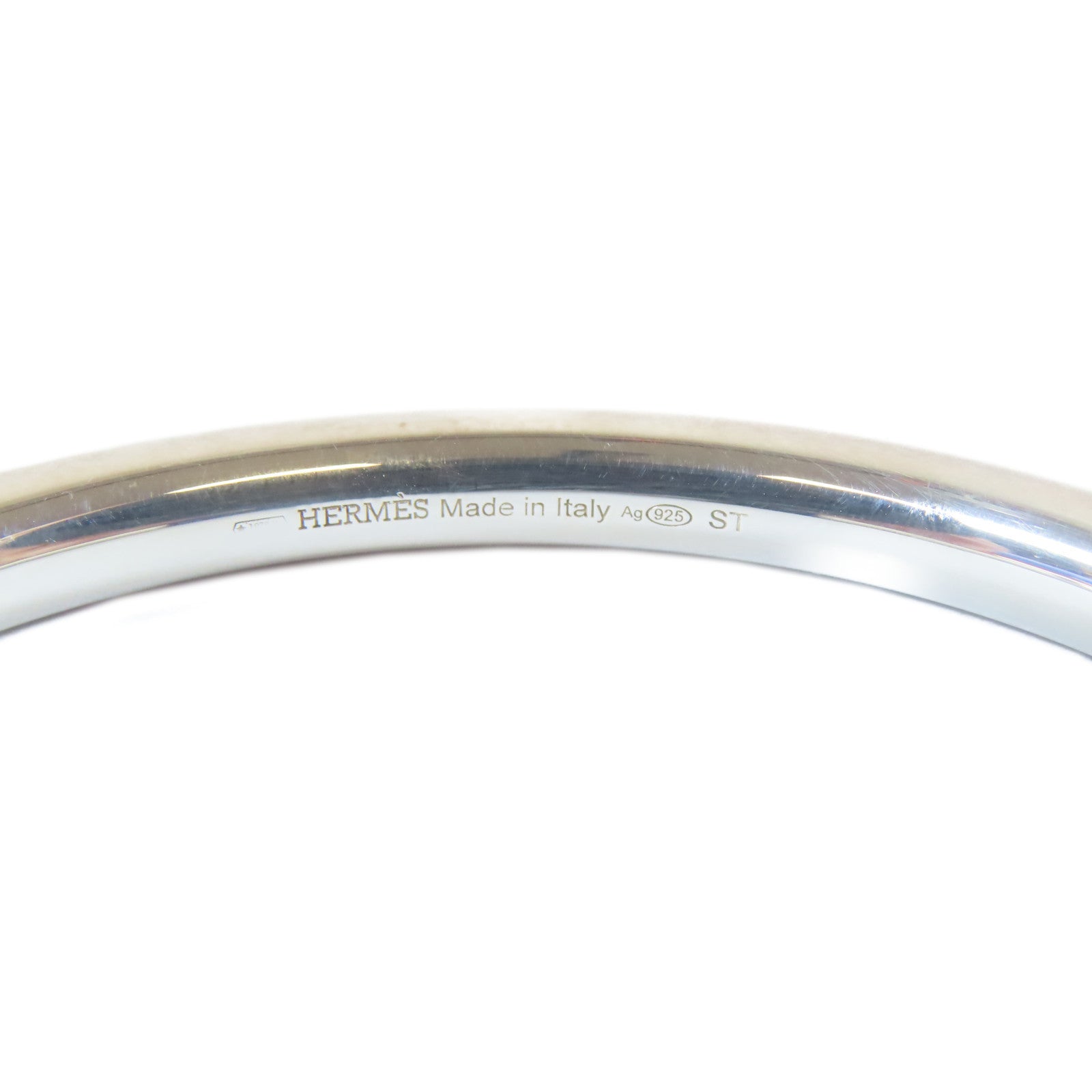 HERMES 【激減優惠】925純銀Cord Bracelet手鐲#16.25cm