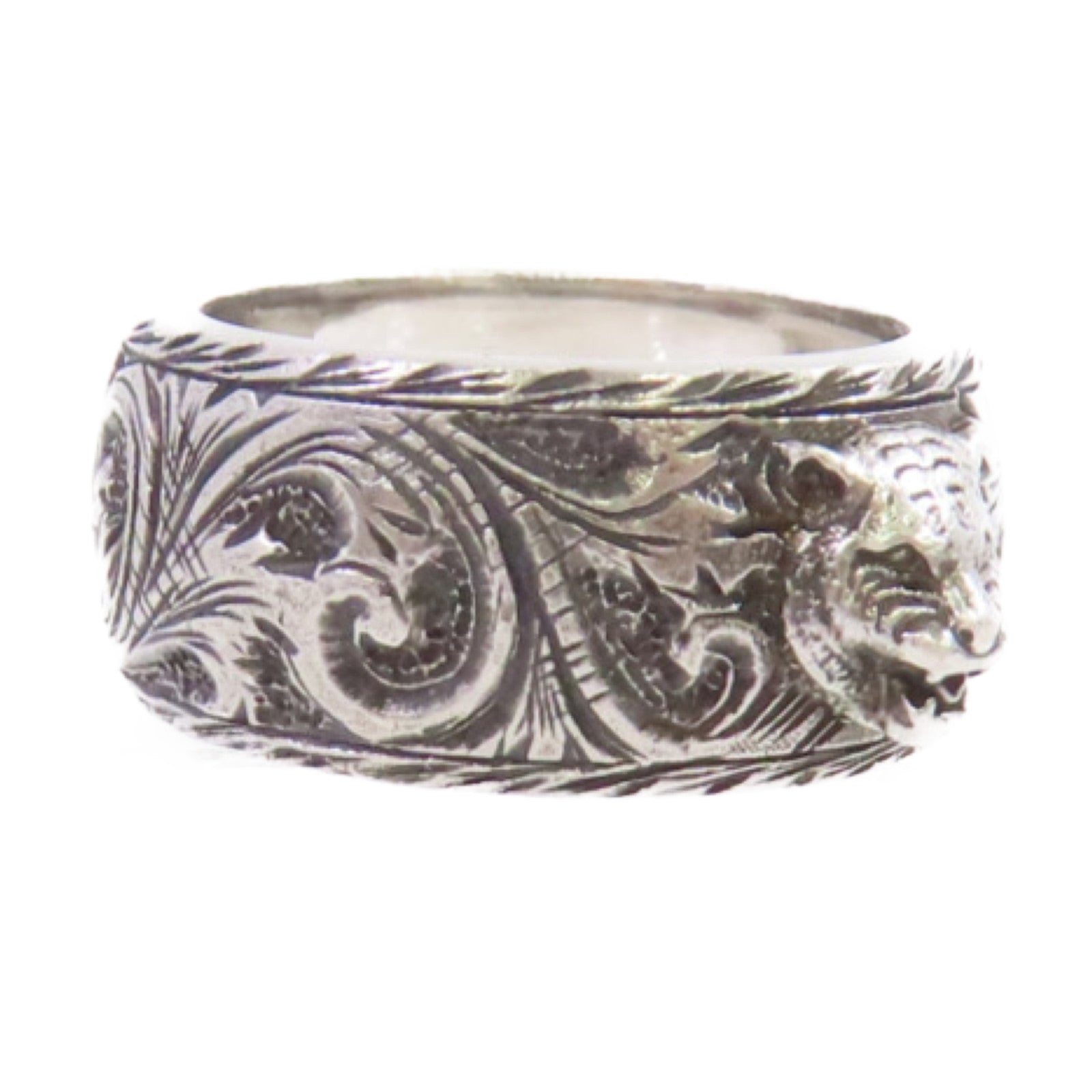 GUCCI 925純銀Arabesque Ring戒指Gucci#12/US#5.75