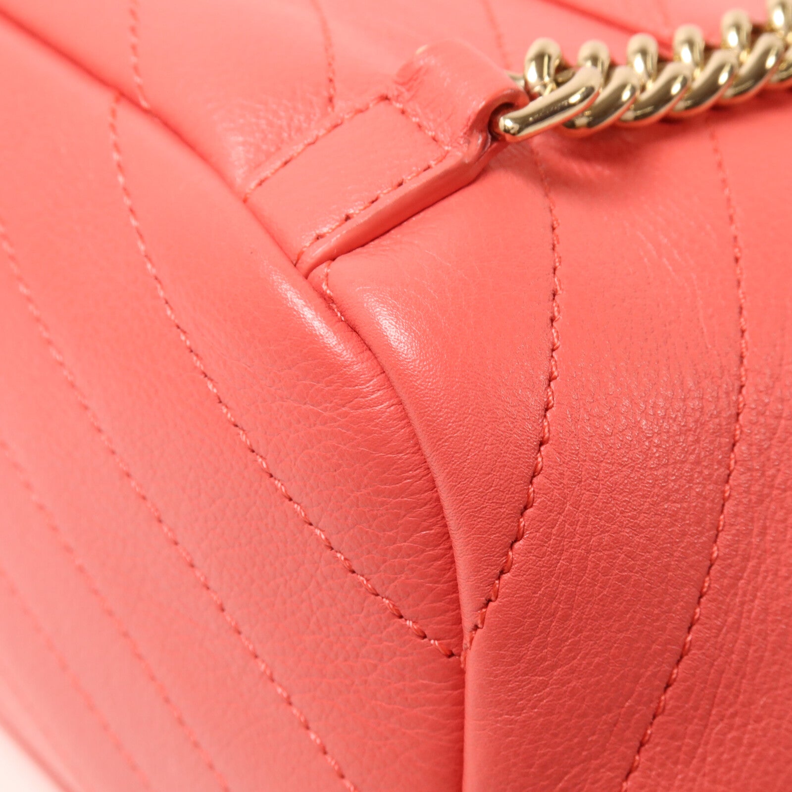 CHANEL 牛皮皮革Backpack鏈帶背包