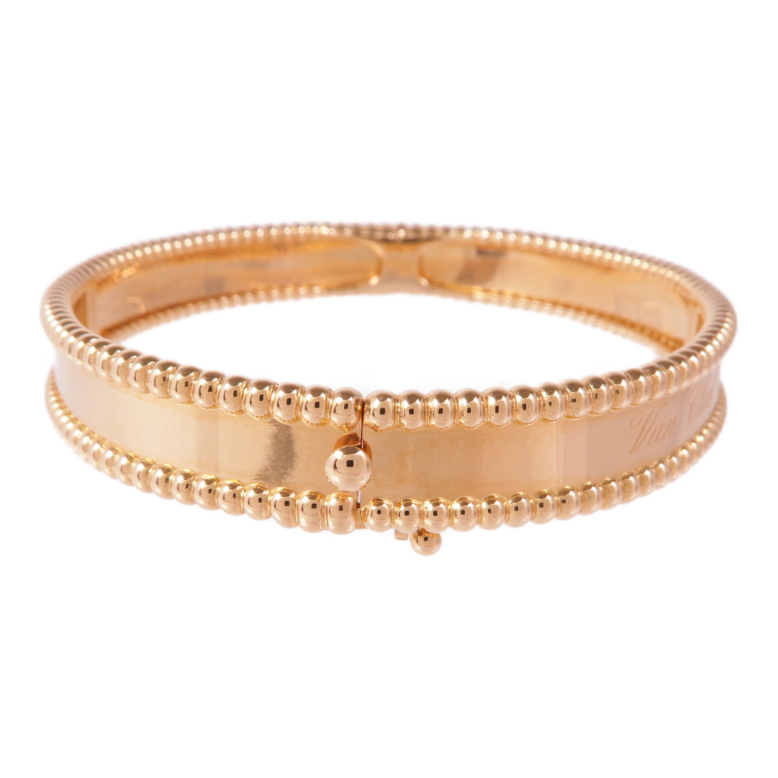 Van Cleef & Arpels 18K玫瑰金Perlee Signature手鐲