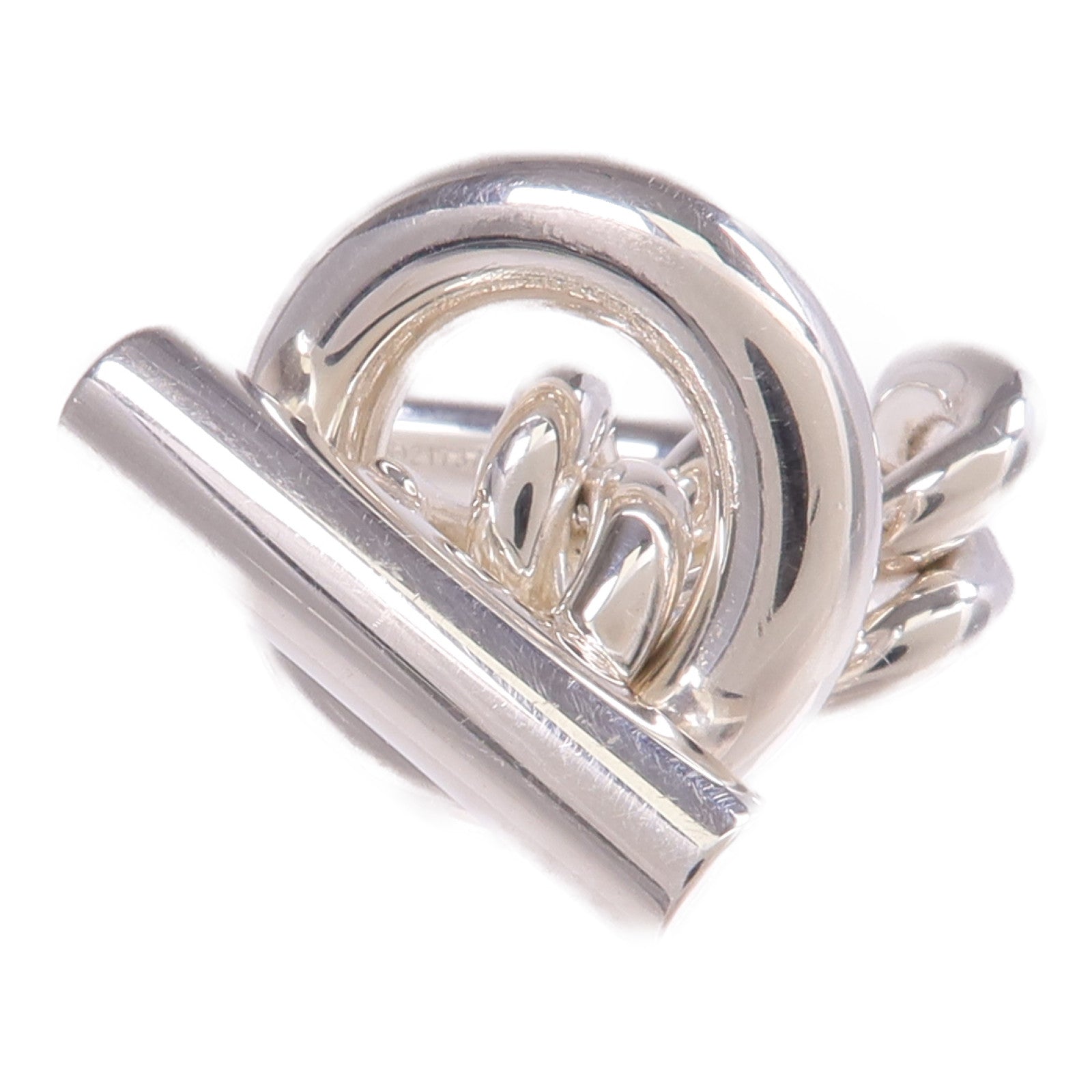 HERMES 925純銀Croisette Ring戒指Hermes#59US#8.75
