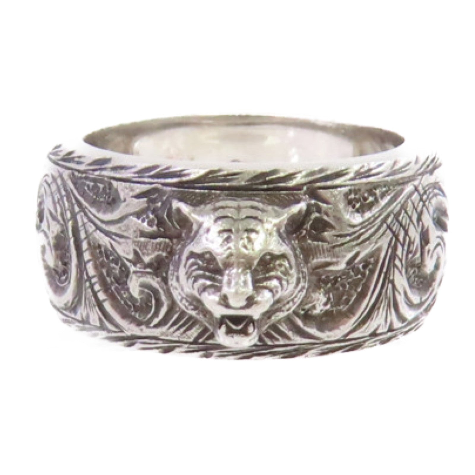 GUCCI 925純銀Arabesque Ring戒指Gucci#12/US#5.75