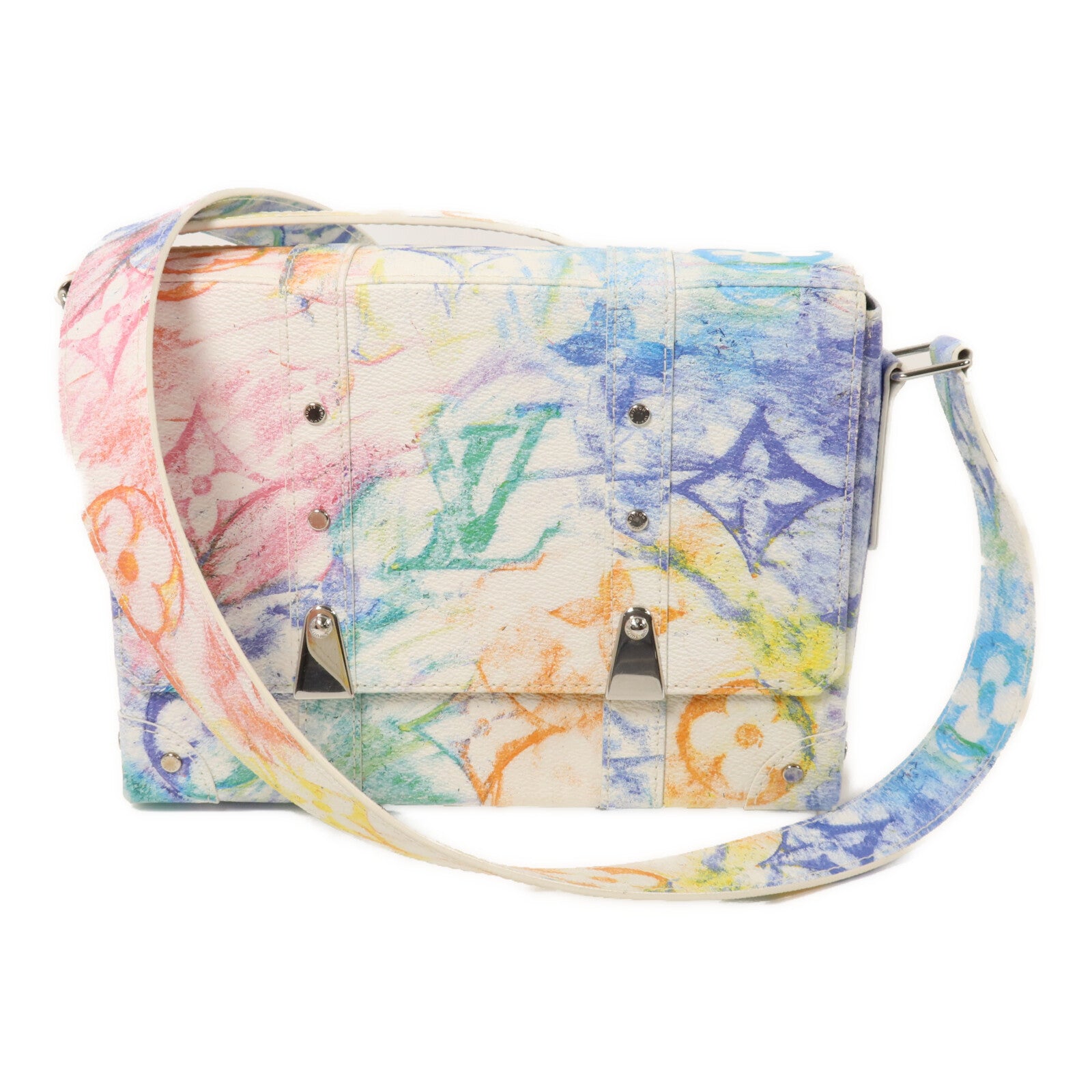 LOUIS VUITTON Monogram Pastel Trunk Messenger PM肩背袋