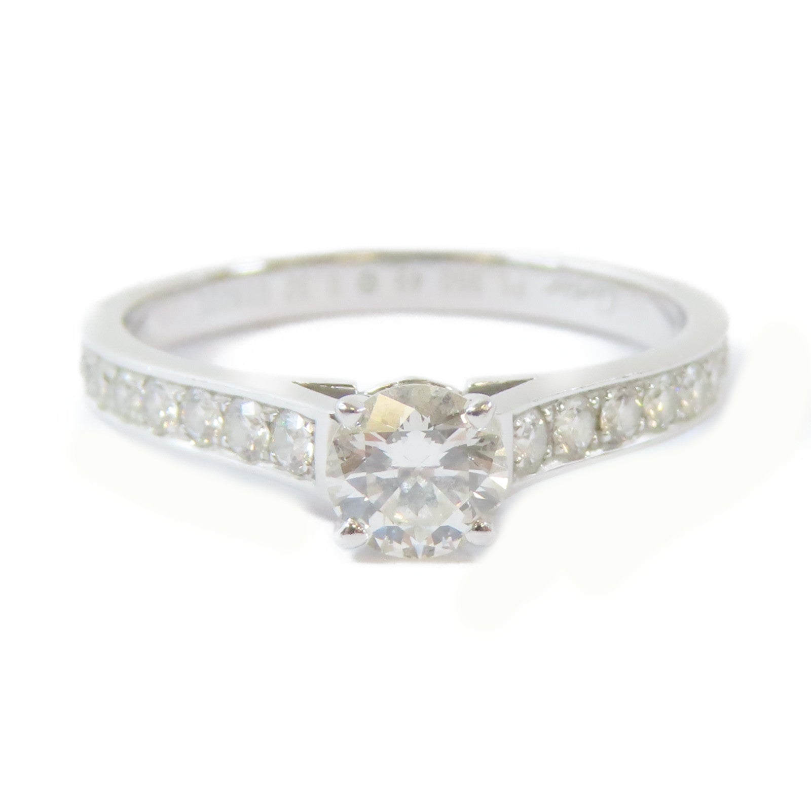 CARTIER 【激減優惠】950鉑金1895 Ring 0.32ct鑽石戒指Cartier#49/US#4.75