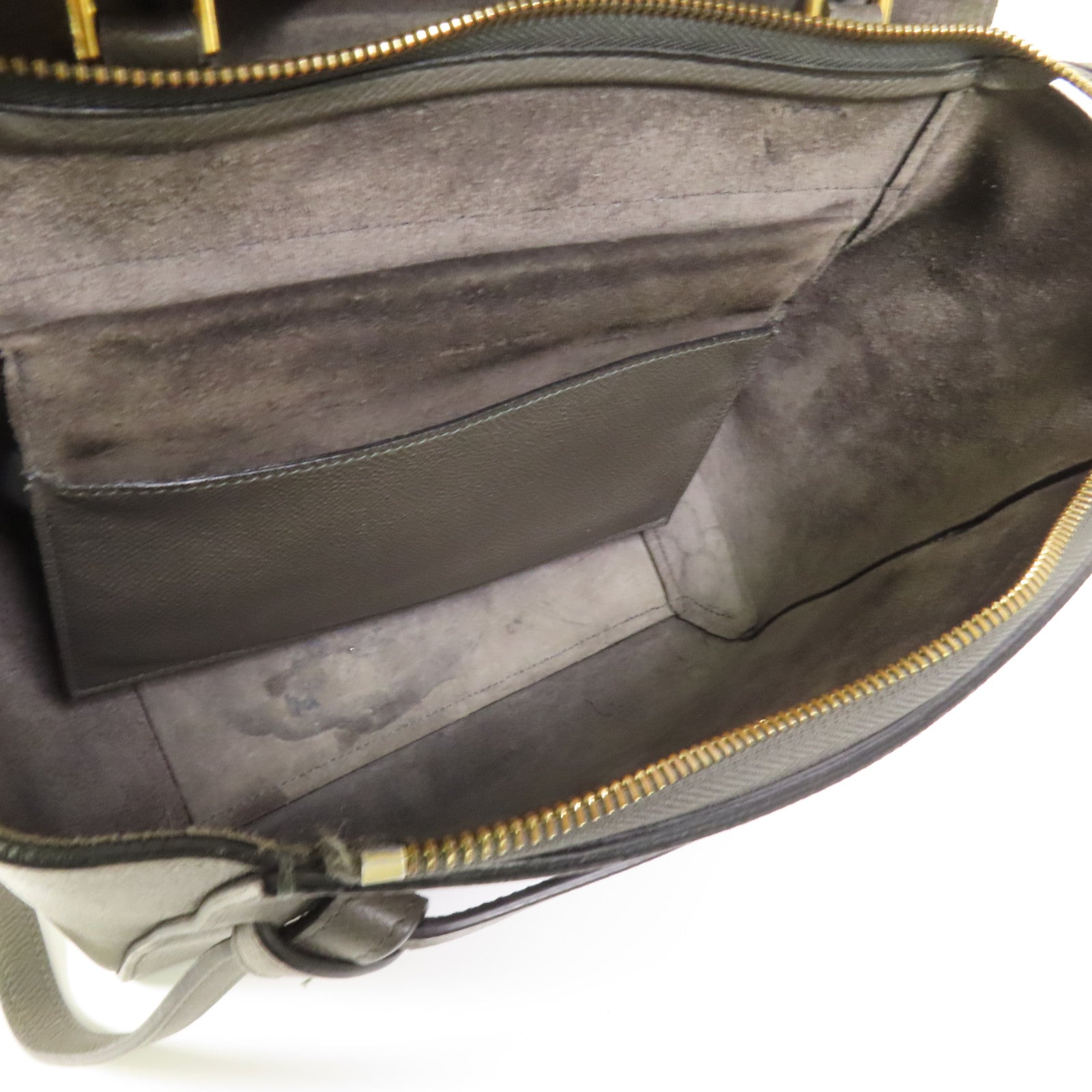 CELINE 牛皮皮革Micro Belt Bag金扣手挽肩背兩用袋