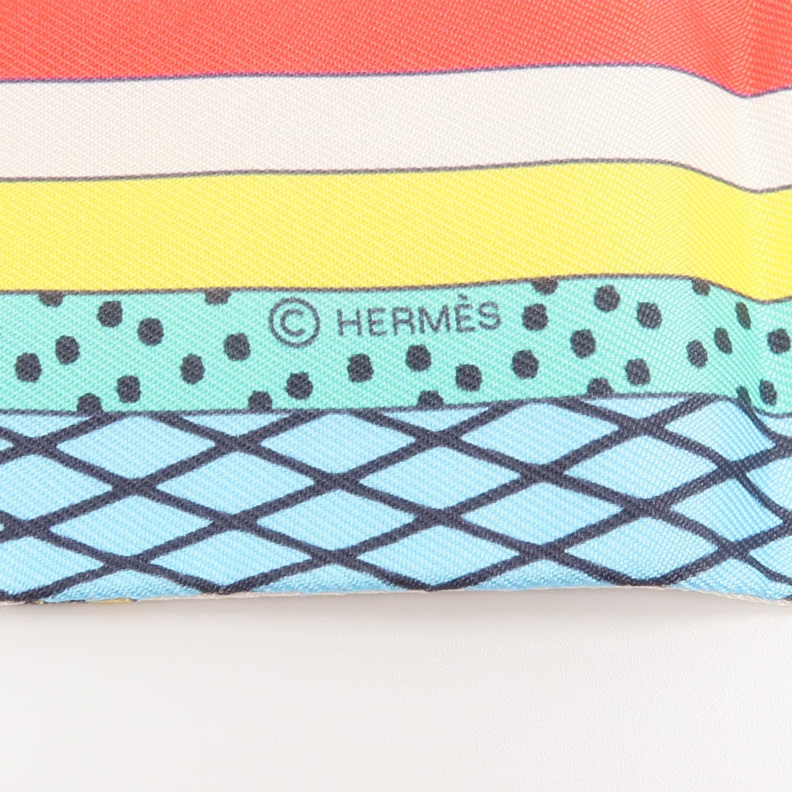 HERMES 絲質Twilly絲巾
