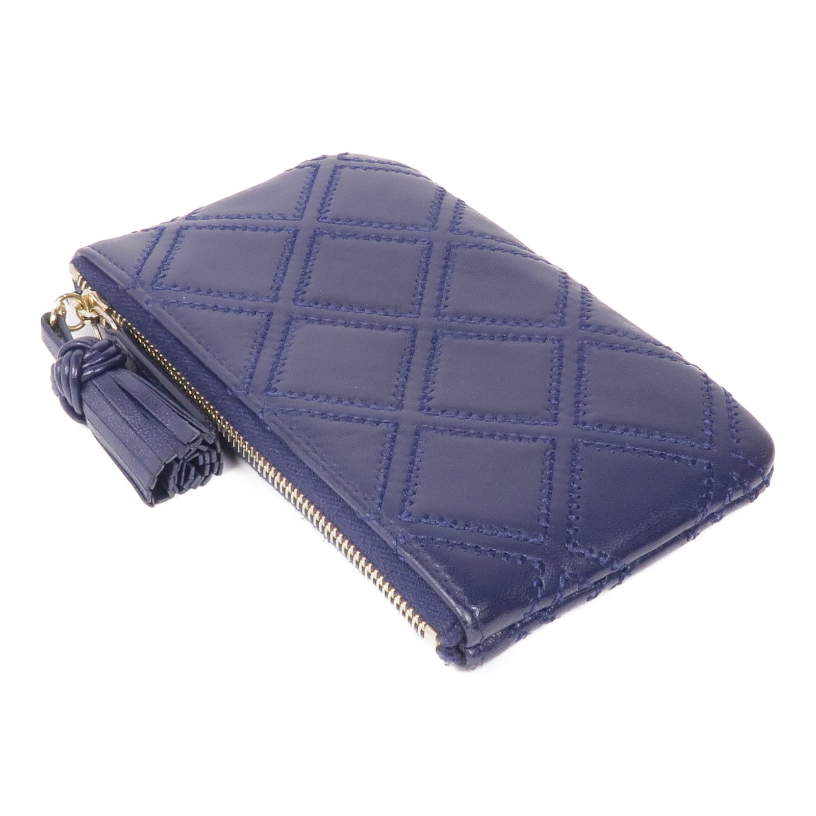 CHANEL 牛皮皮革Coin/Card Case金扣零錢包/卡片套