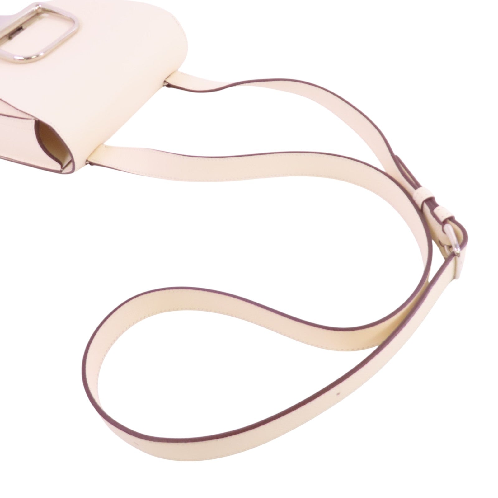 HERMES Epsom皮革Mini Della Shoulder Bag銀扣肩背袋