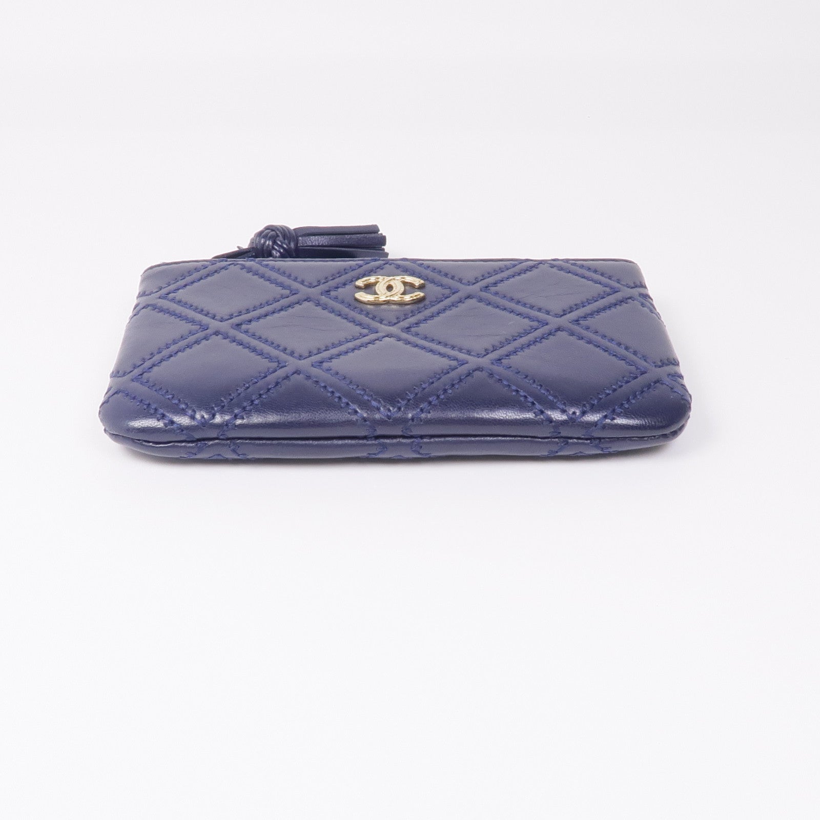 CHANEL 牛皮皮革Coin/Card Case金扣零錢包/卡片套