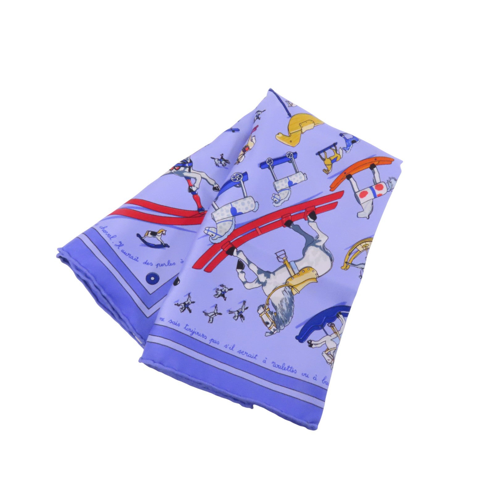 HERMES 絲質42x42 Scarf絲巾