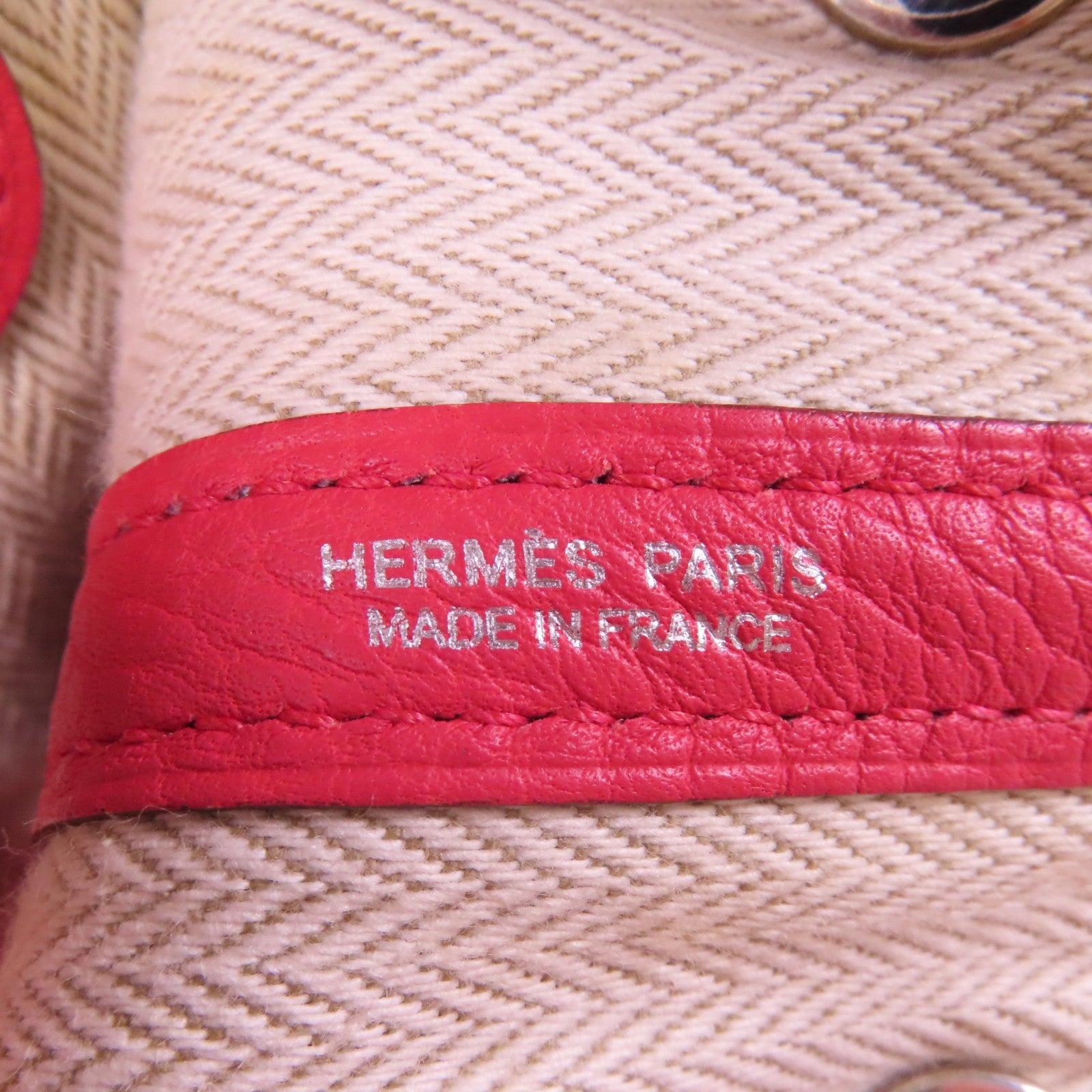 HERMES 【激減優惠】Country皮革Garden Party TPM