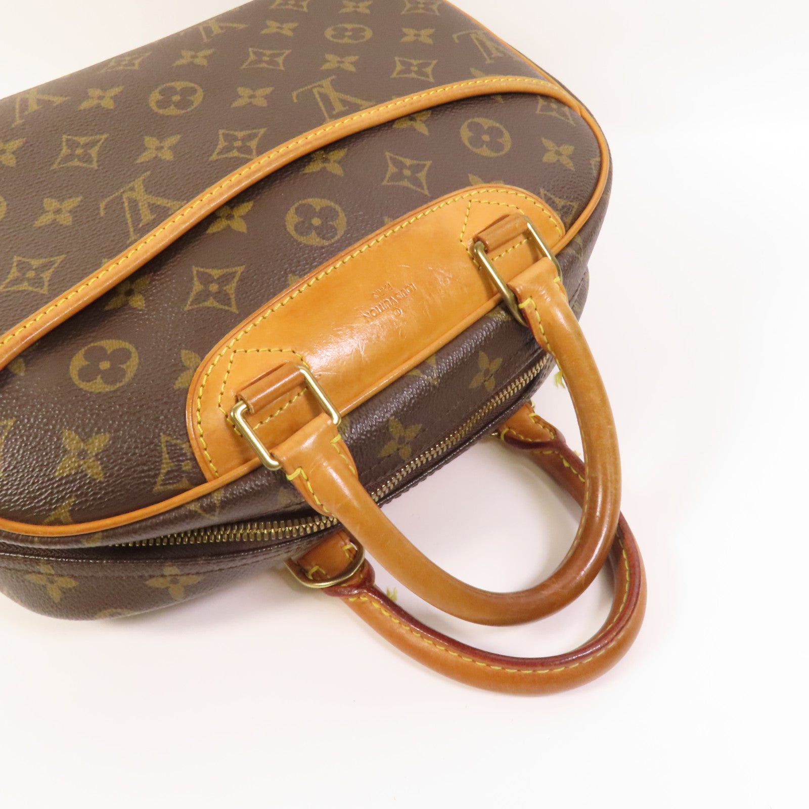 LOUIS VUITTON Monogram Trouville金扣手挽袋