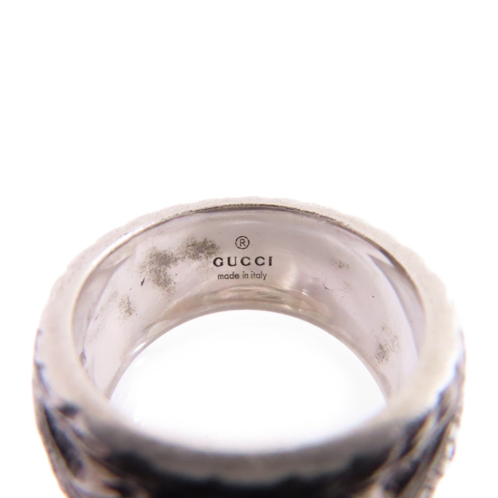 GUCCI 925純銀Arabesque Ring戒指Gucci#12/US#5.75
