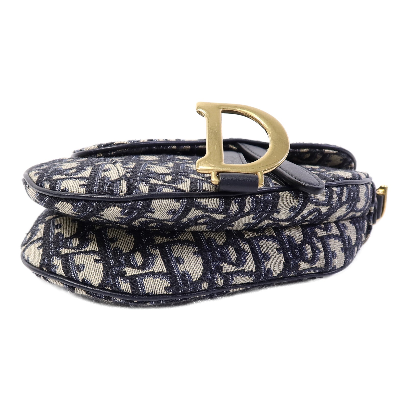 Dior 帆布Saddle Mini手挽袋