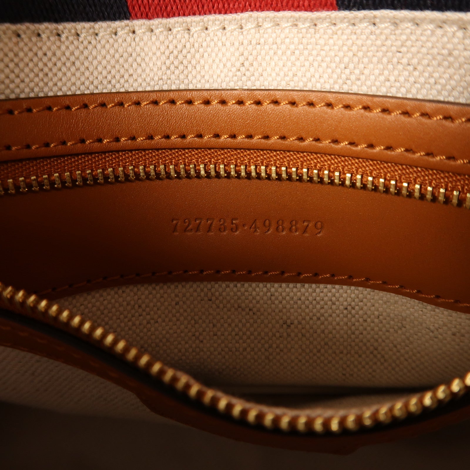 GUCCI 帆布Interlocking Tote金扣手挽肩背兩用袋