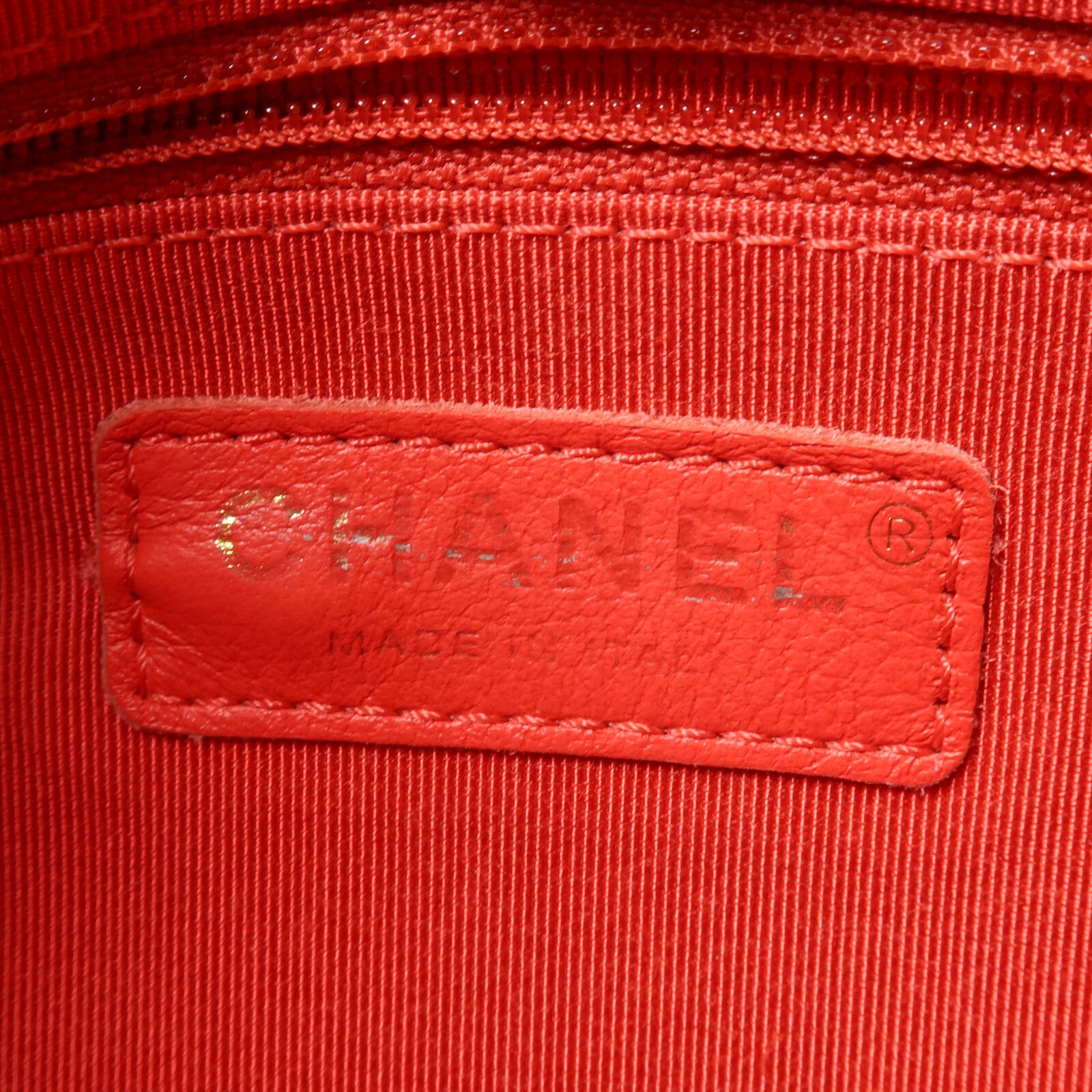 CHANEL 牛皮皮革Backpack鏈帶背包