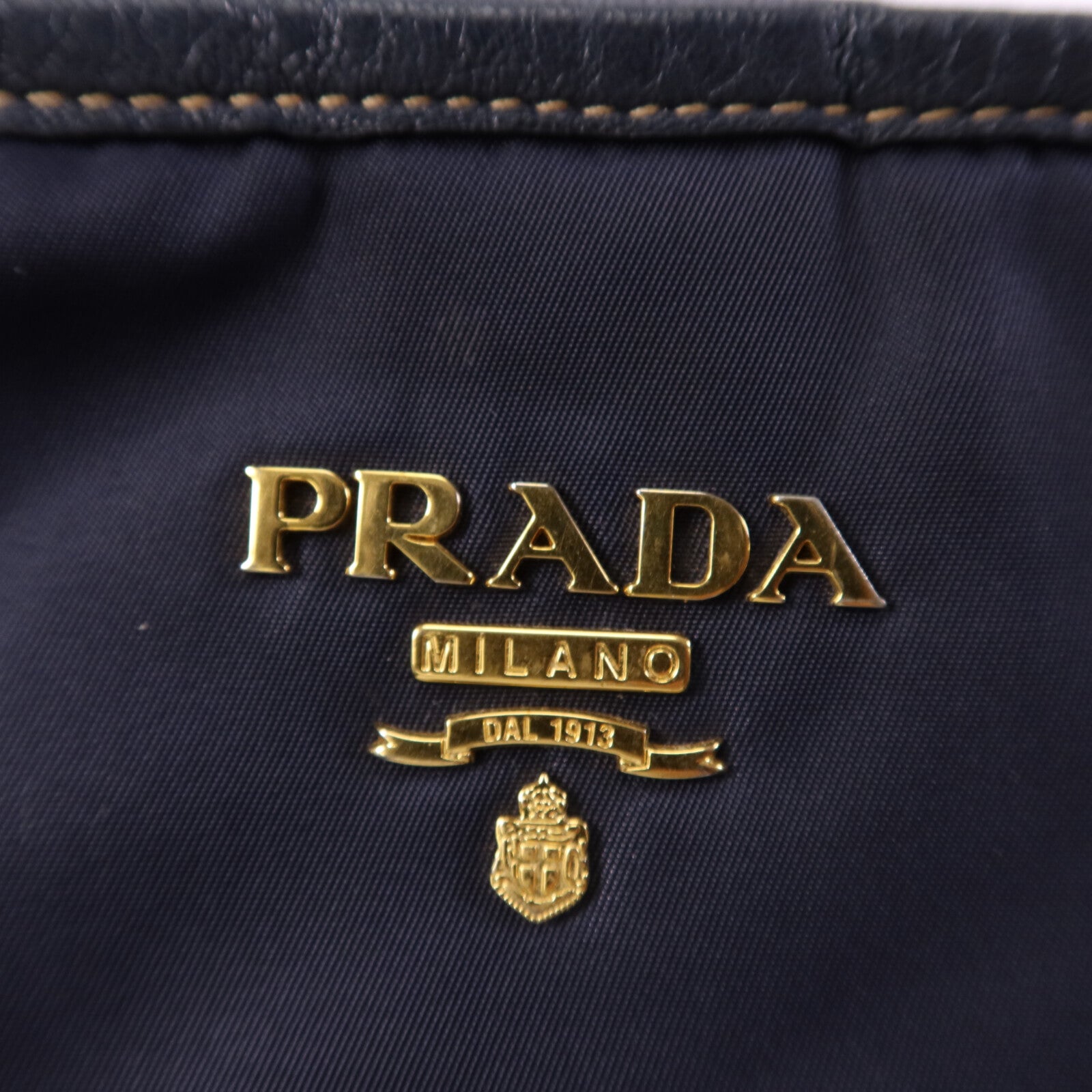 PRADA 尼龍2 Way Shoulder Bag金扣手挽肩背兩用袋