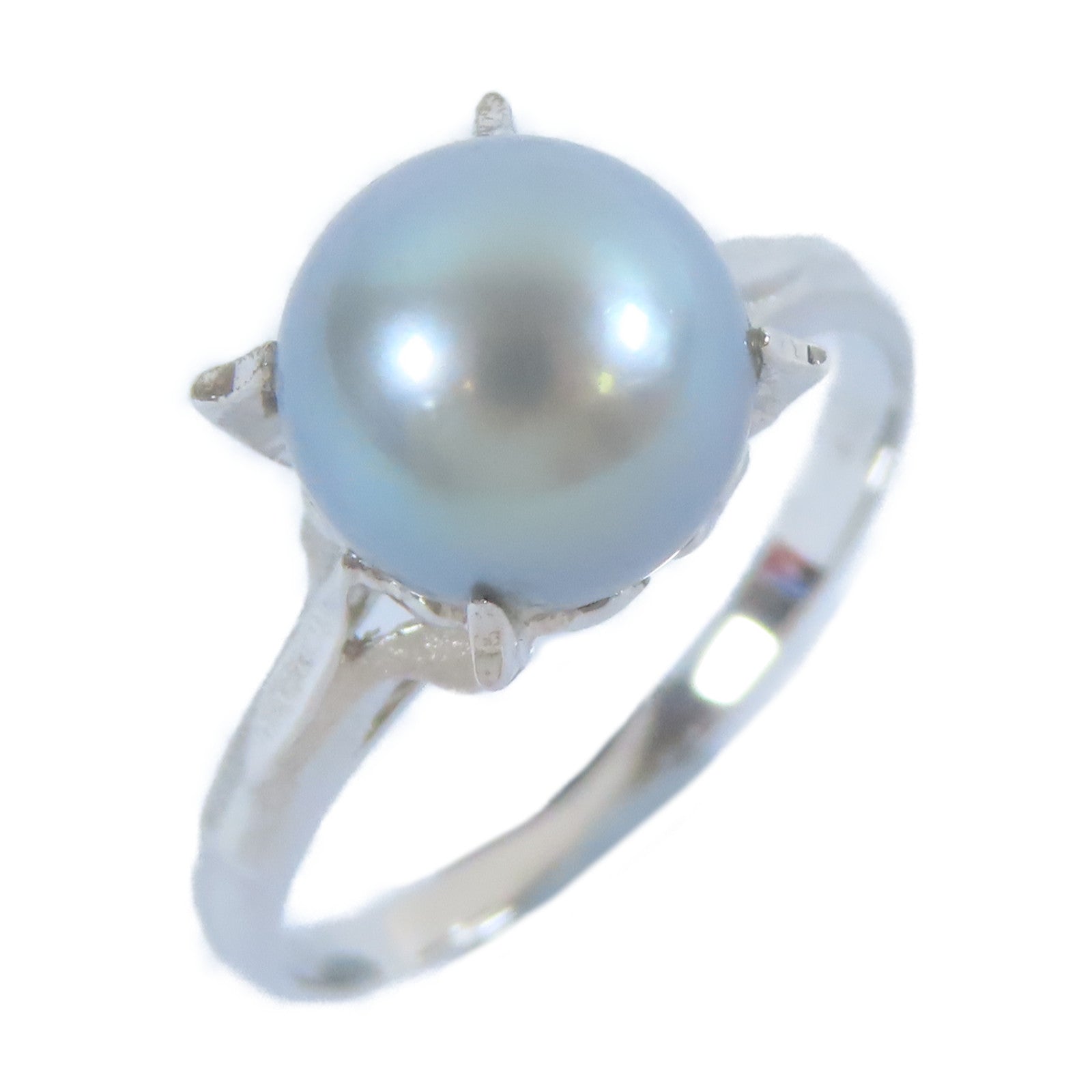 JEWELRY 【激減優惠】14K白金Pearl Ring2.6g珍珠戒指US#7