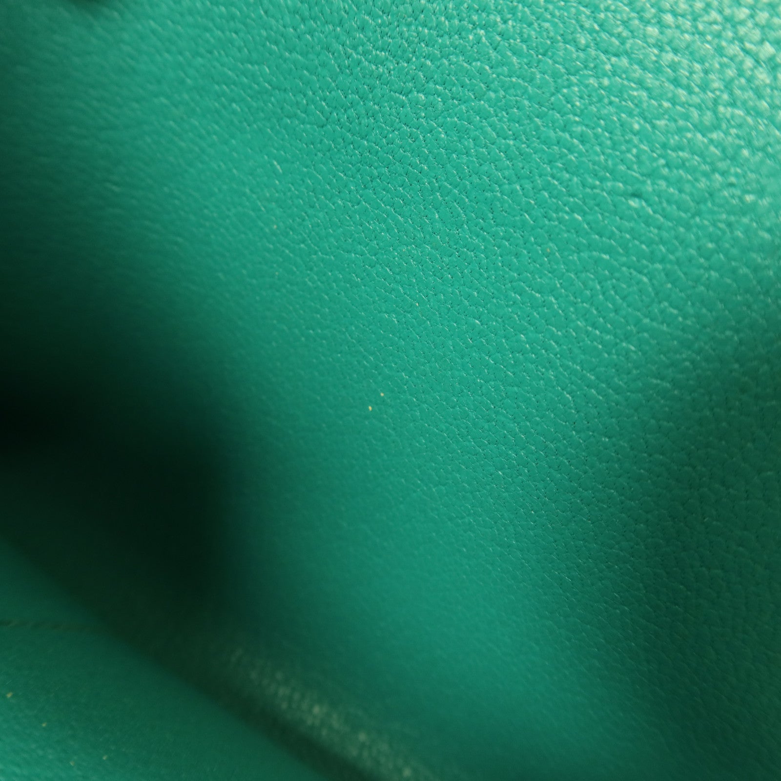 HERMES 【激減優惠】Epsom皮革Zipper Long Wallet銀扣拉鏈長錢包Bleu Paon