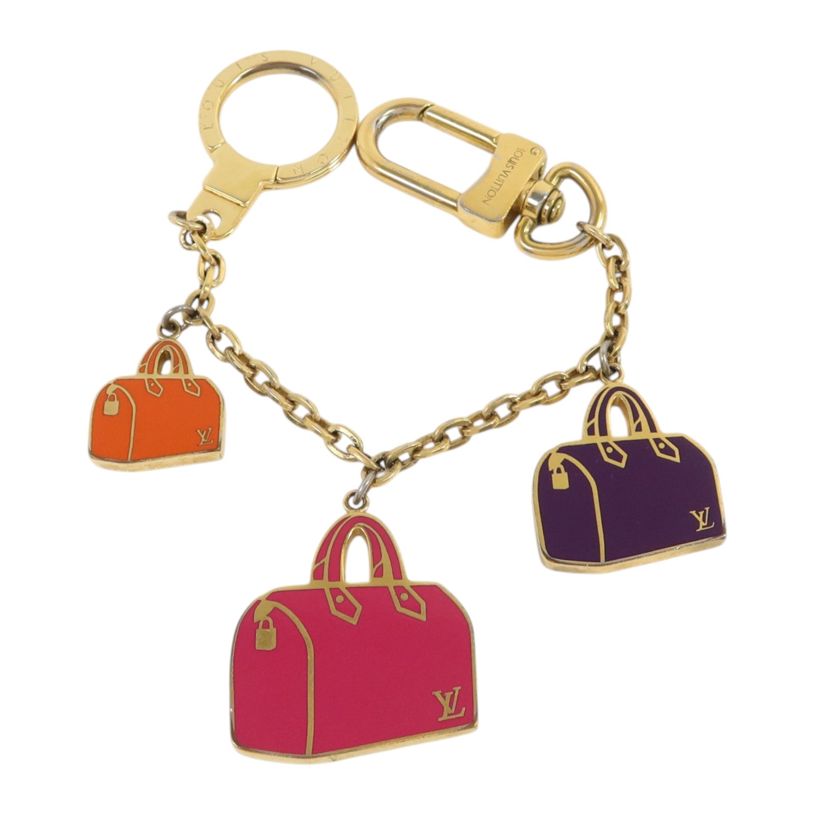 LOUIS VUITTON 金屬Speedy Bag Charm掛飾