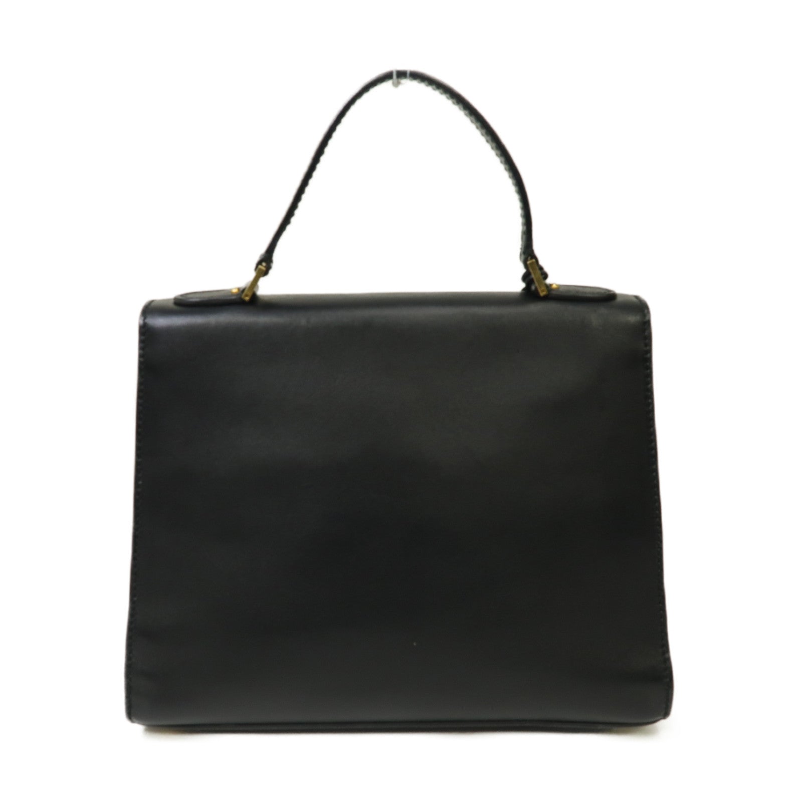 Dior 牛皮皮革2way Shoulder Bag金扣手挽肩背兩用袋黒色